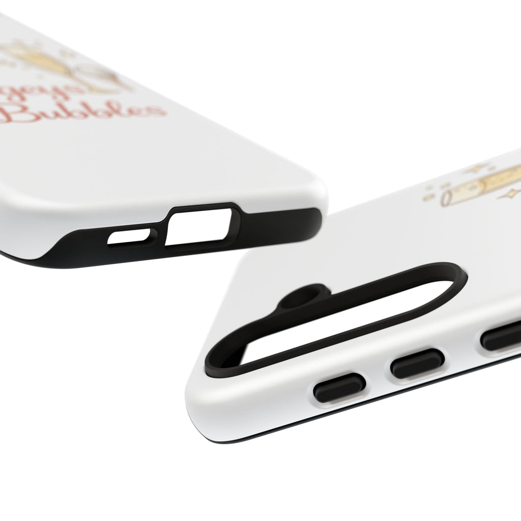 Phone Case — "Bogeys & Bubbles" Champagne Golf Design