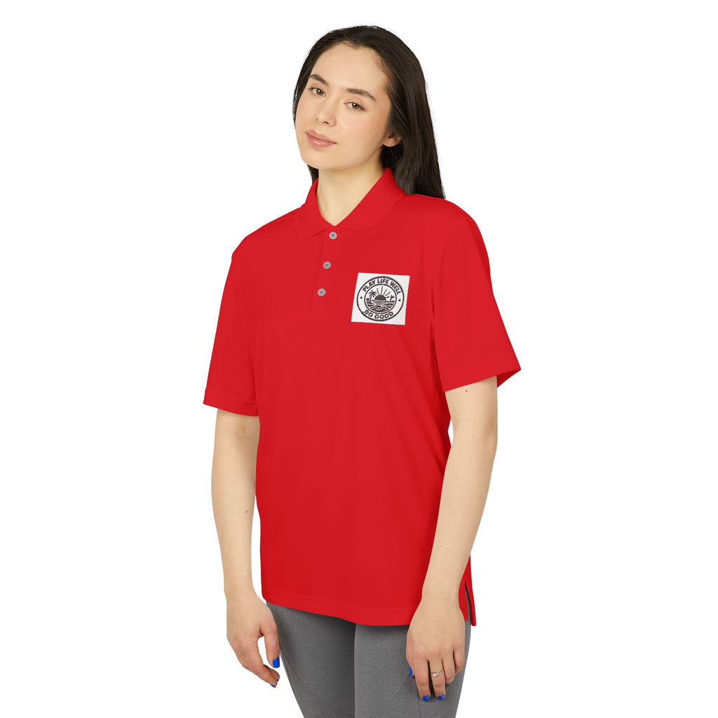 Play Life Well. Do Good -adidas Performance Polo