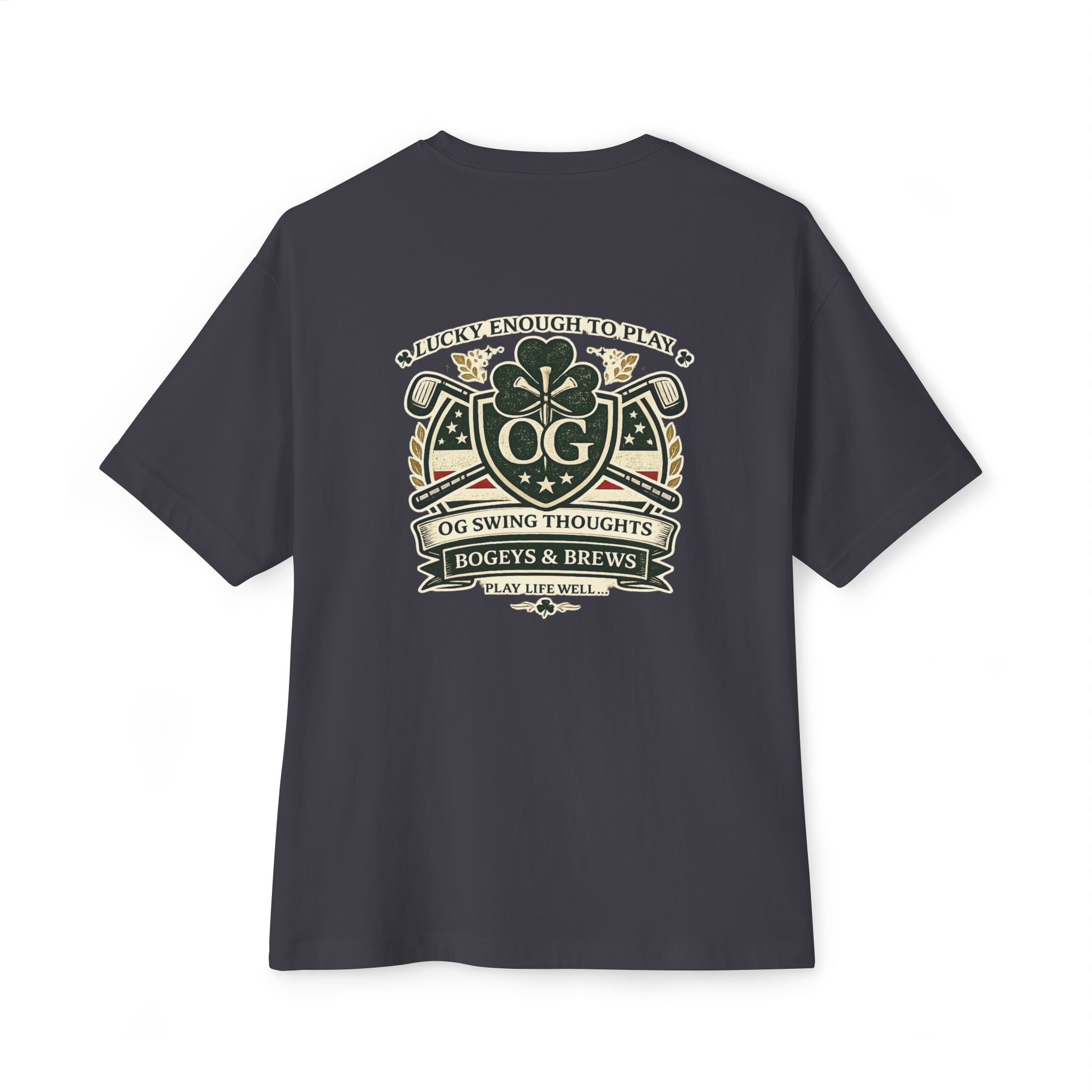Lucky to Play — “OG Swing Thoughts” Graphic T-Shirt
