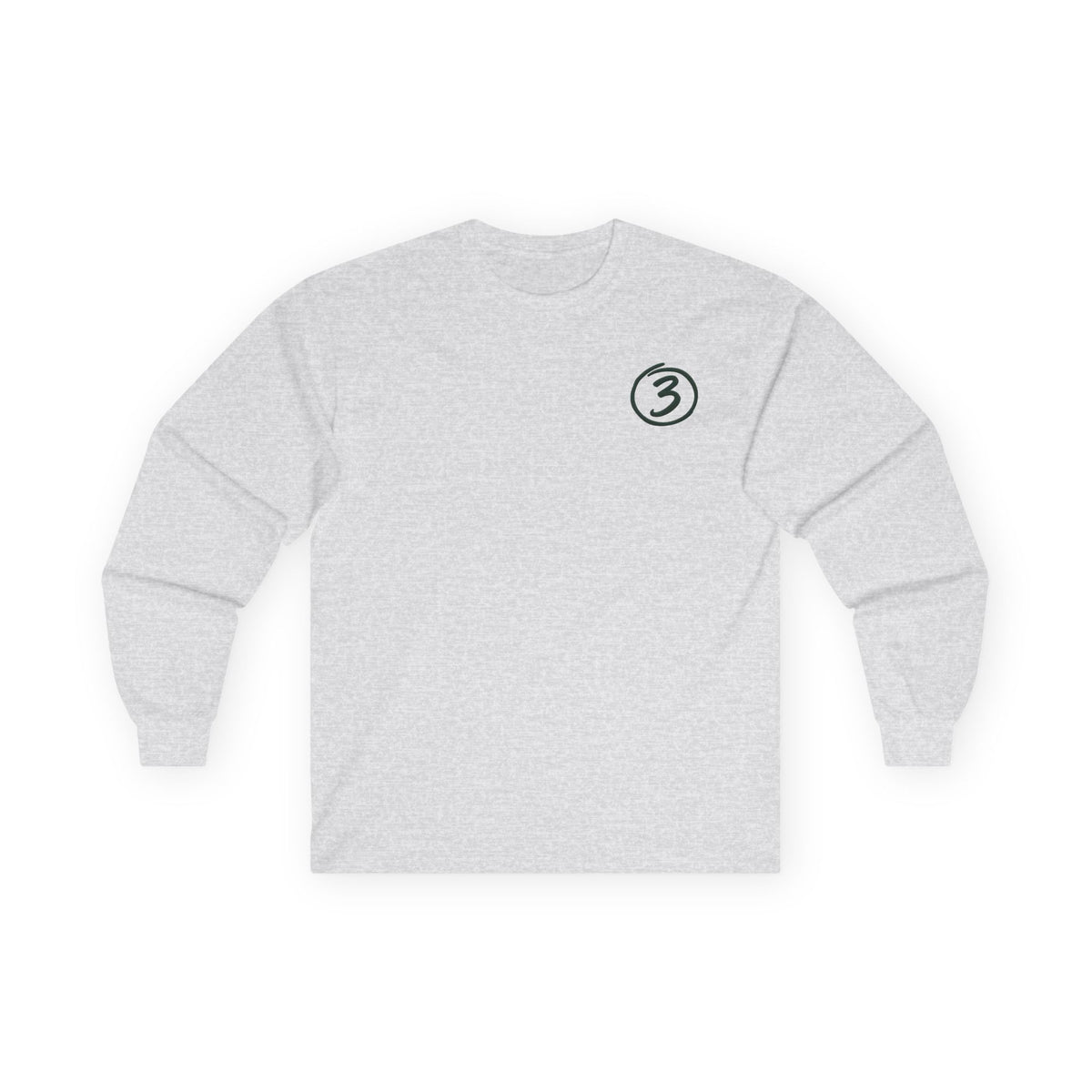 "Put Me Down for 3" Long Sleeve Tee - Play Life Well. Do Good