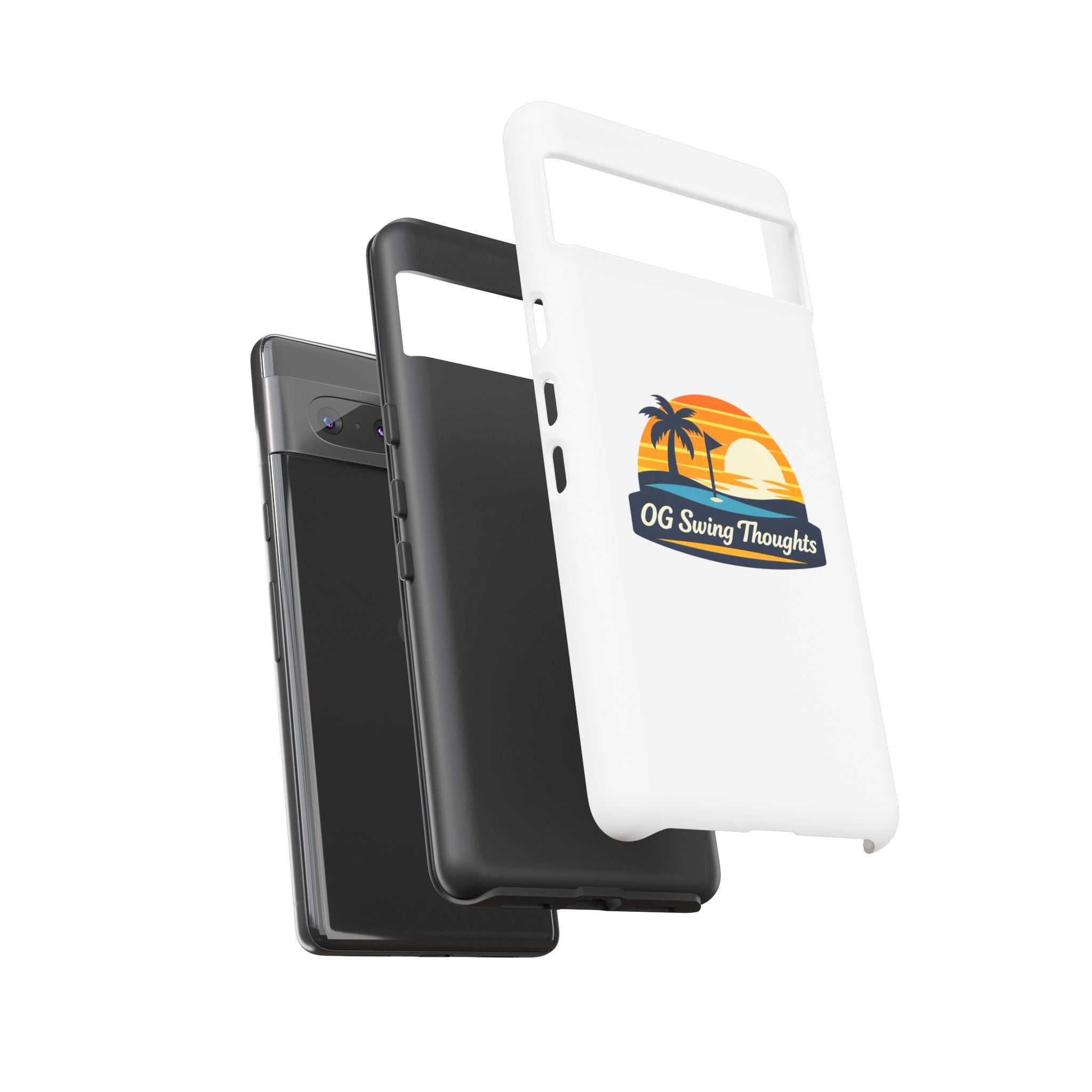 Phone Case - "OG Swing Thoughts" Tropical Sunset Design
