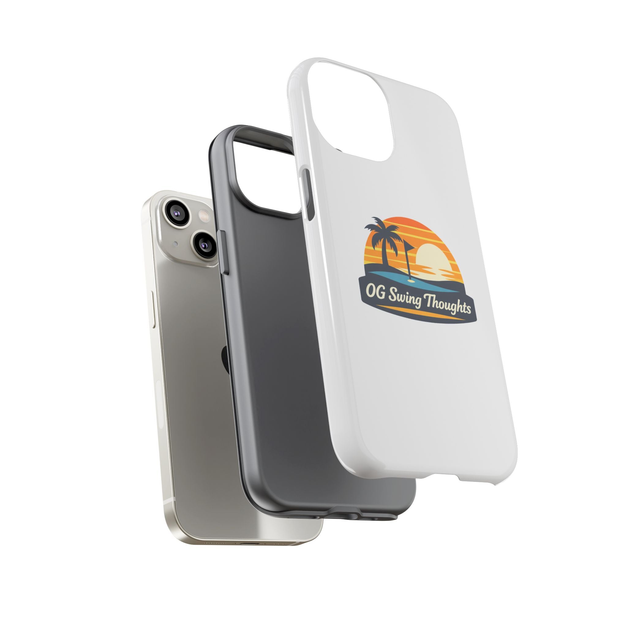 Phone Case - "OG Swing Thoughts" Tropical Sunset Design