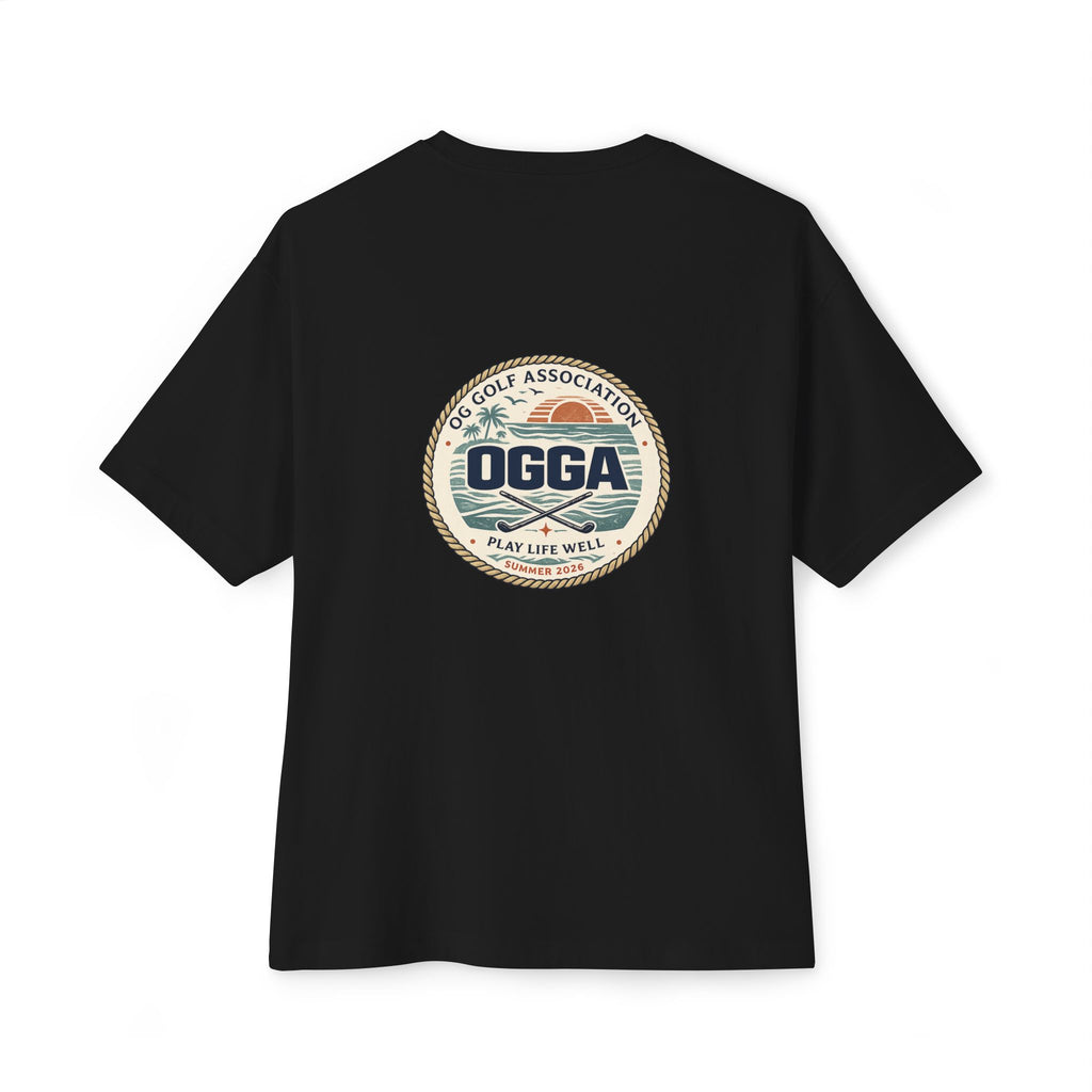 OGGA Vintage Golf Association Tee — Retro Logo Oversized Boxy T-Shirt