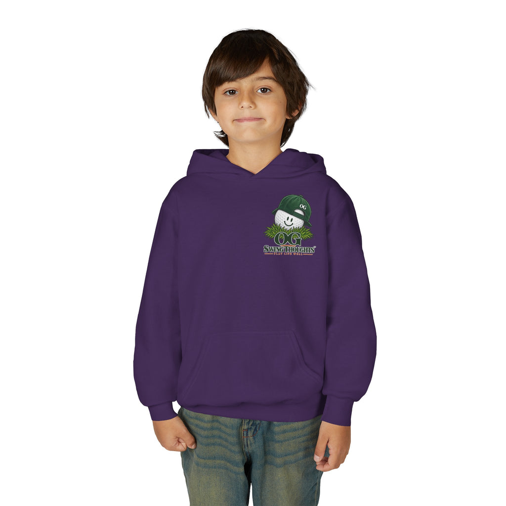 "Little Legend" Youth Golf Hoodie — "OG Swing Thoughts" Kids Golf Pullover