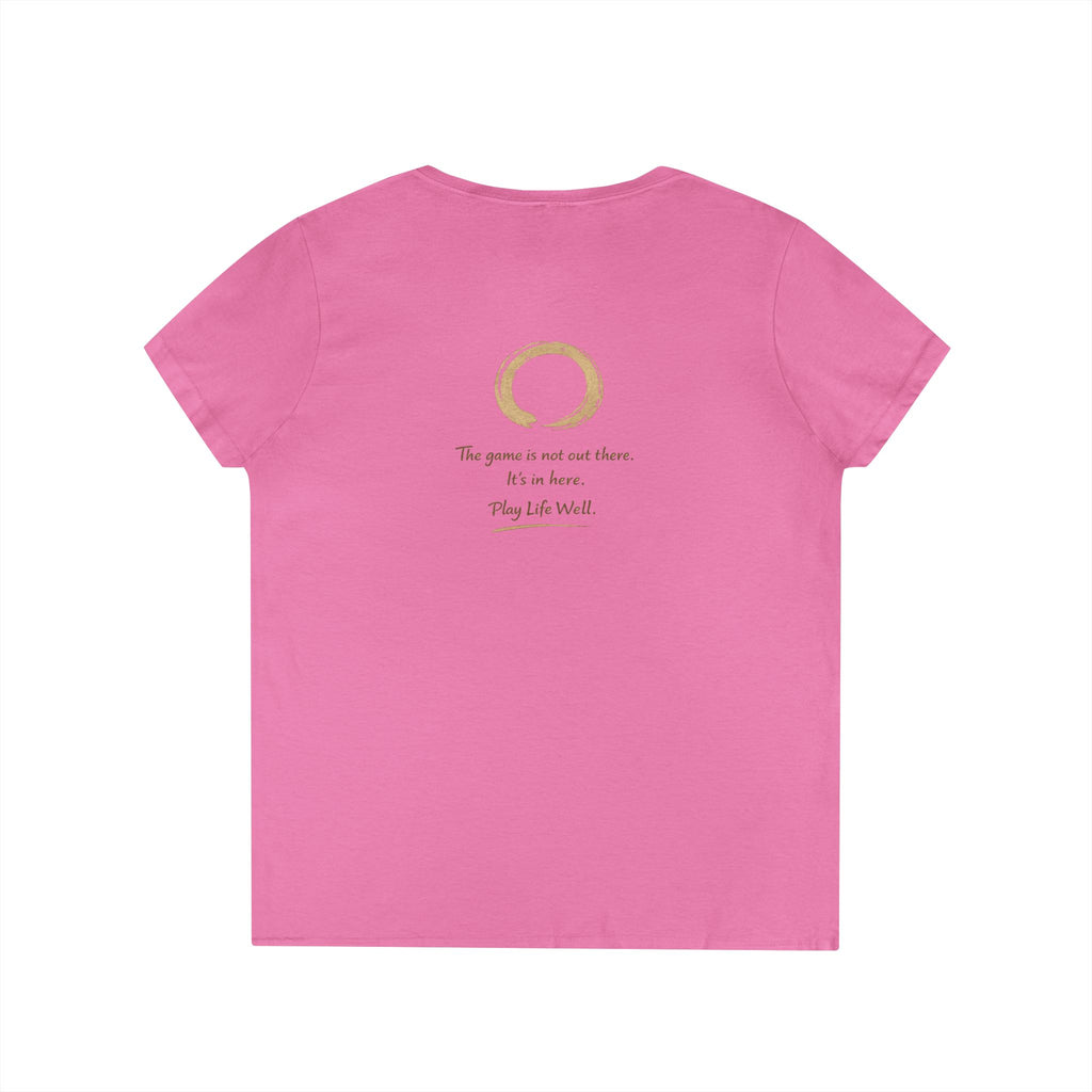 Zen Collection "Serenity" Ladies' V-Neck T-Shirt