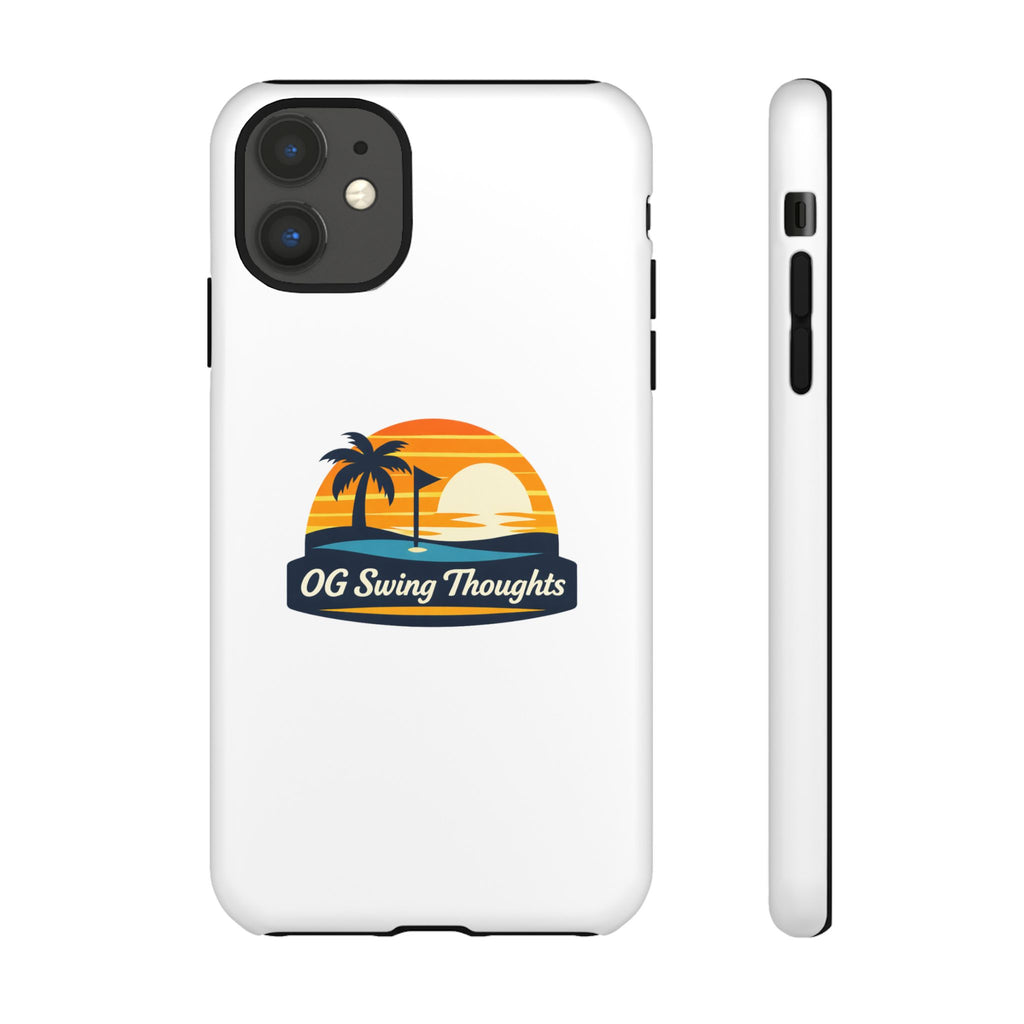 Phone Case - "OG Swing Thoughts" Tropical Sunset Design