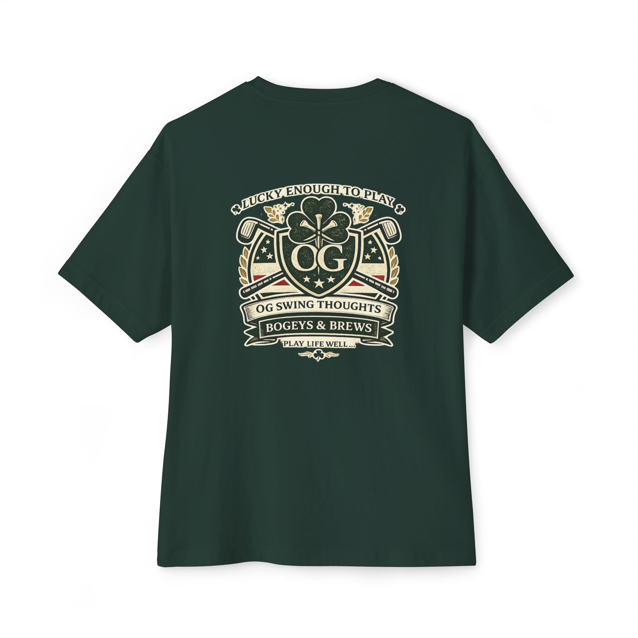 Lucky to Play — “OG Swing Thoughts” Graphic T-Shirt