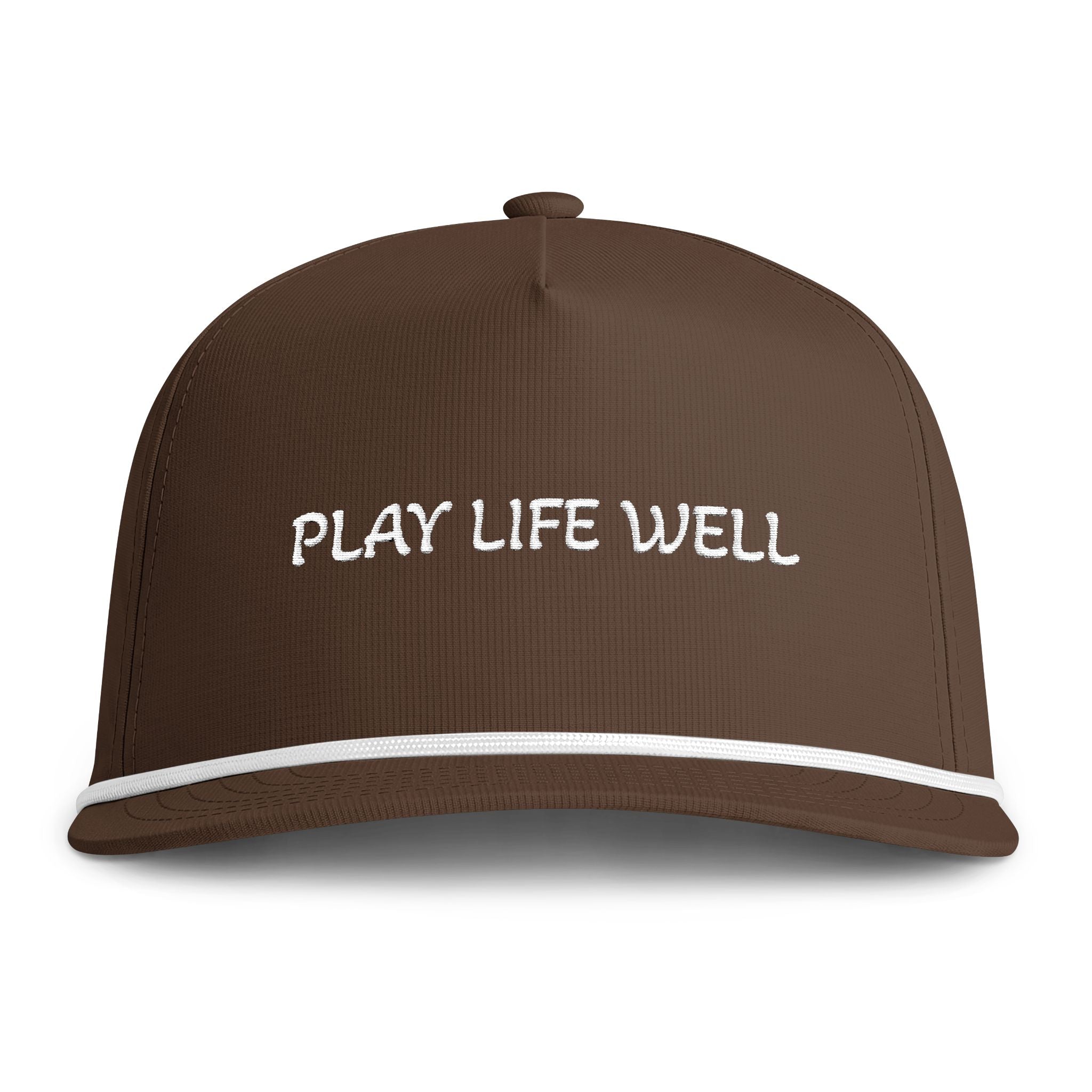 Play Life Well Rope Cap — Sunwashed Embroidered Baseball Hat