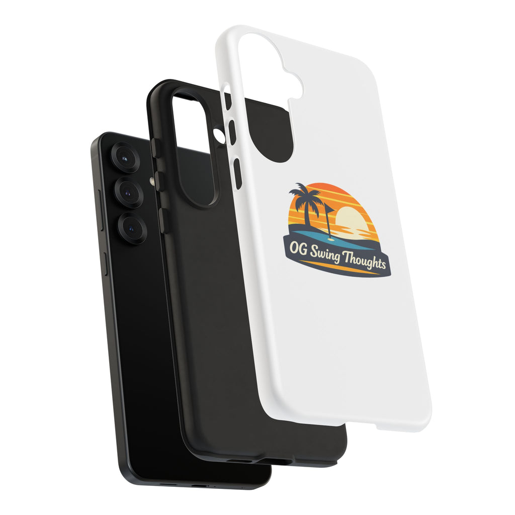 Phone Case - "OG Swing Thoughts" Tropical Sunset Design