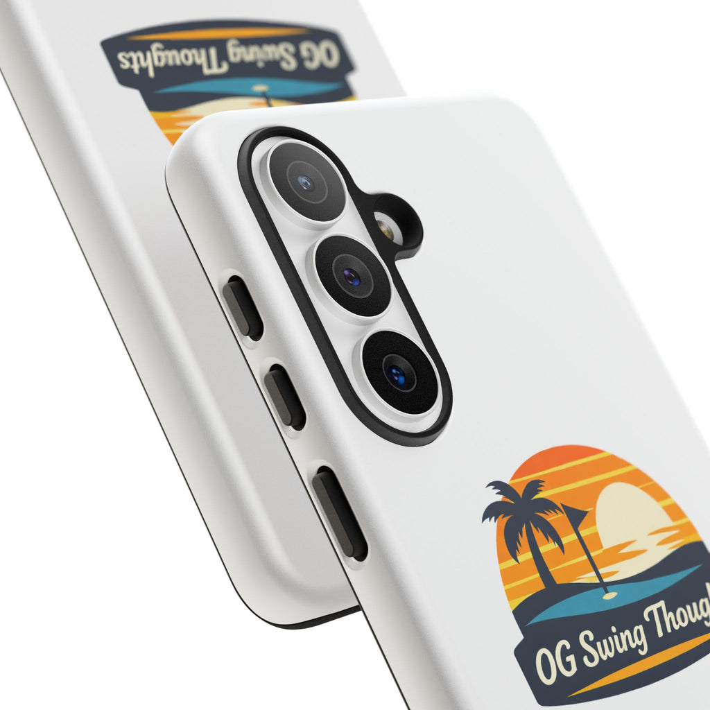 Phone Case - "OG Swing Thoughts" Tropical Sunset Design