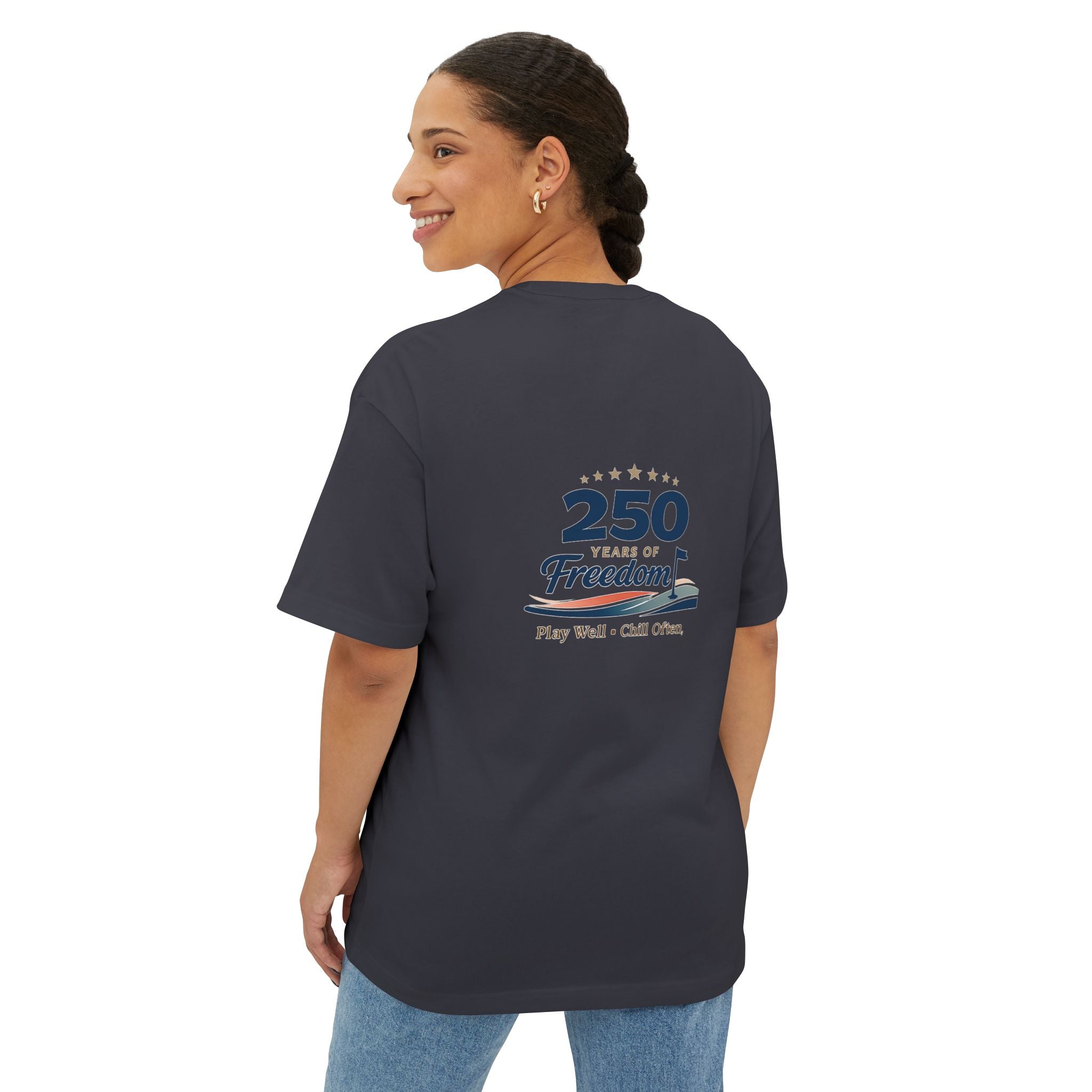 250 Years of Freedom Tee — Anniversary Patriotic T‑Shirt (Play Well • Chill Often)
