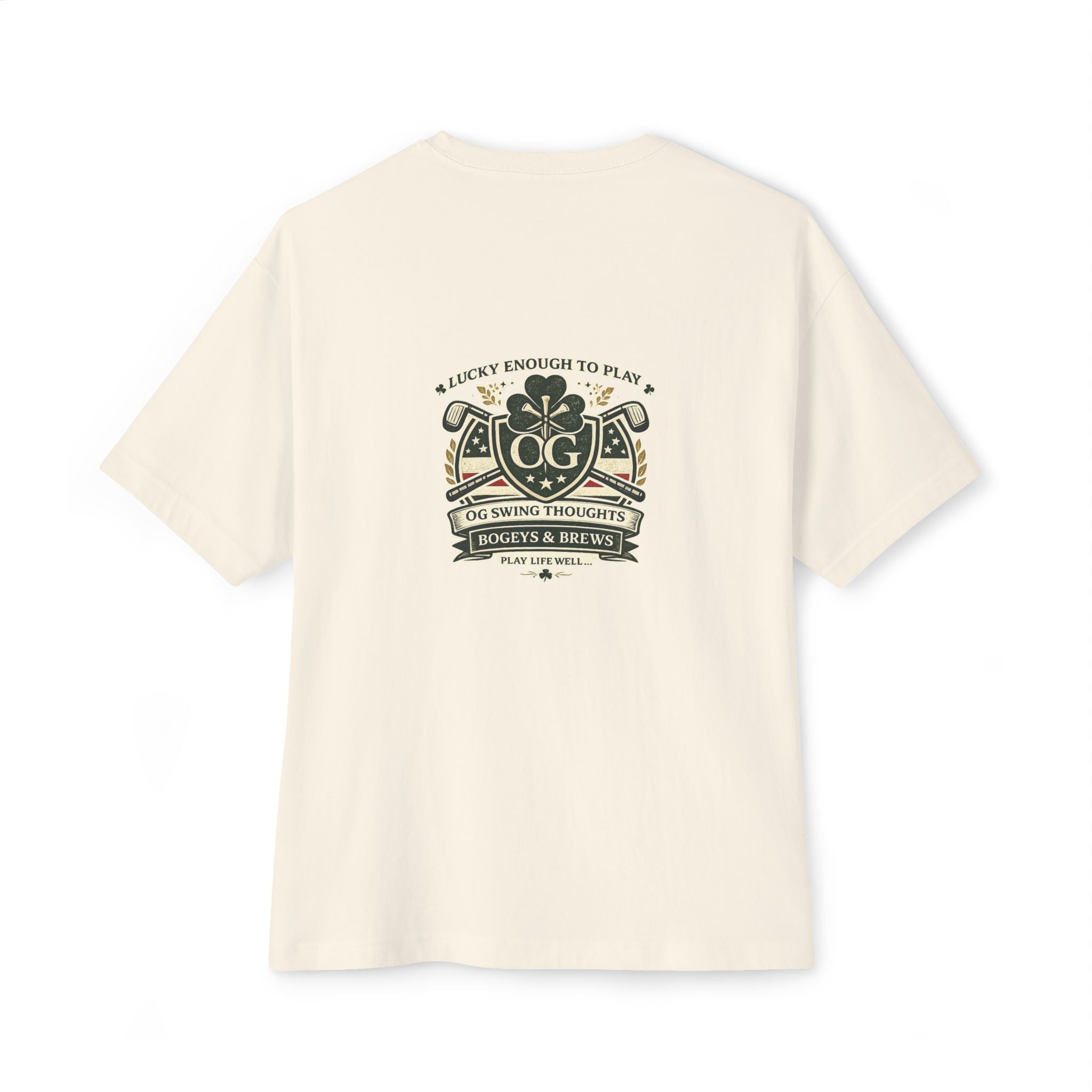 Lucky to Play — “OG Swing Thoughts” Graphic T-Shirt