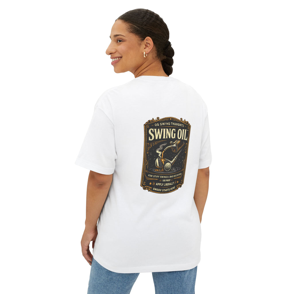 Swing Oil Vintage Golf Graphic Tee — Retro Golf T-Shirt