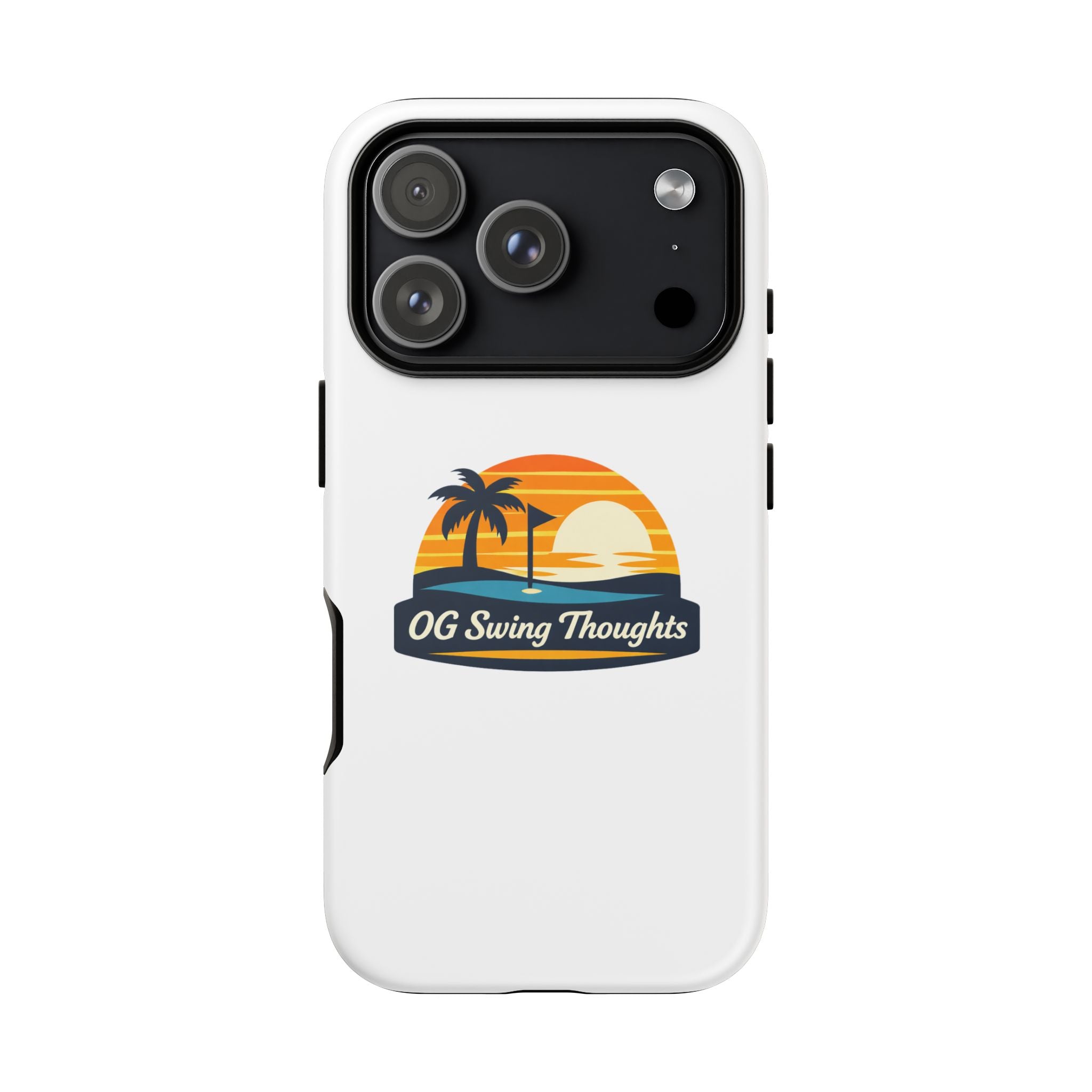 Phone Case - "OG Swing Thoughts" Tropical Sunset Design