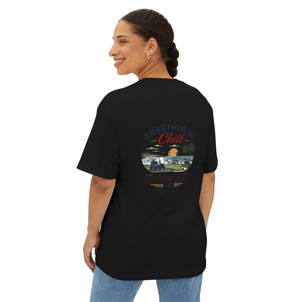 Freedom to Chill Tee — "Live Free Play Easy" T-Shirt