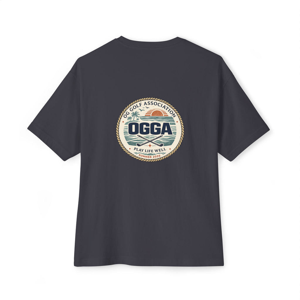 OGGA Vintage Golf Association Tee — Retro Logo Oversized Boxy T-Shirt