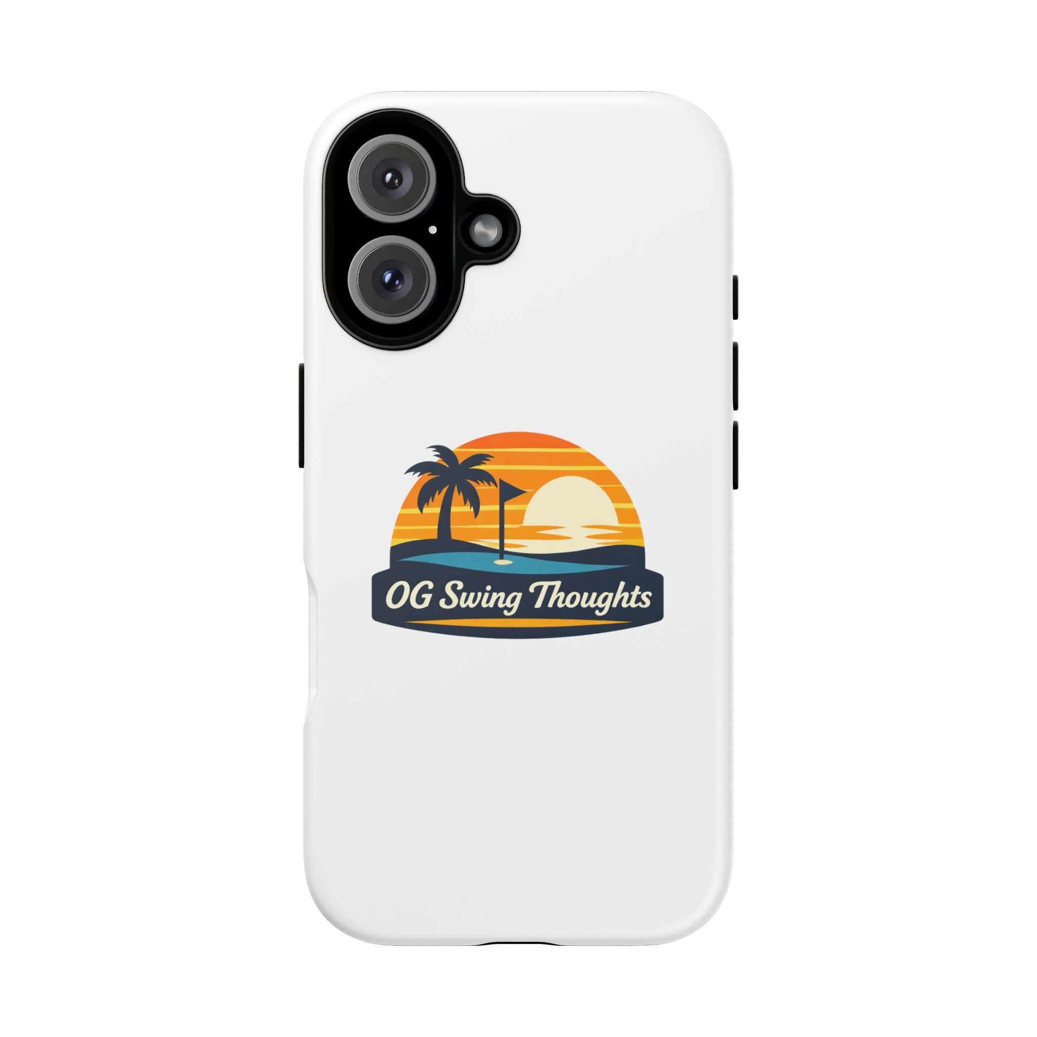 Phone Case - "OG Swing Thoughts" Tropical Sunset Design