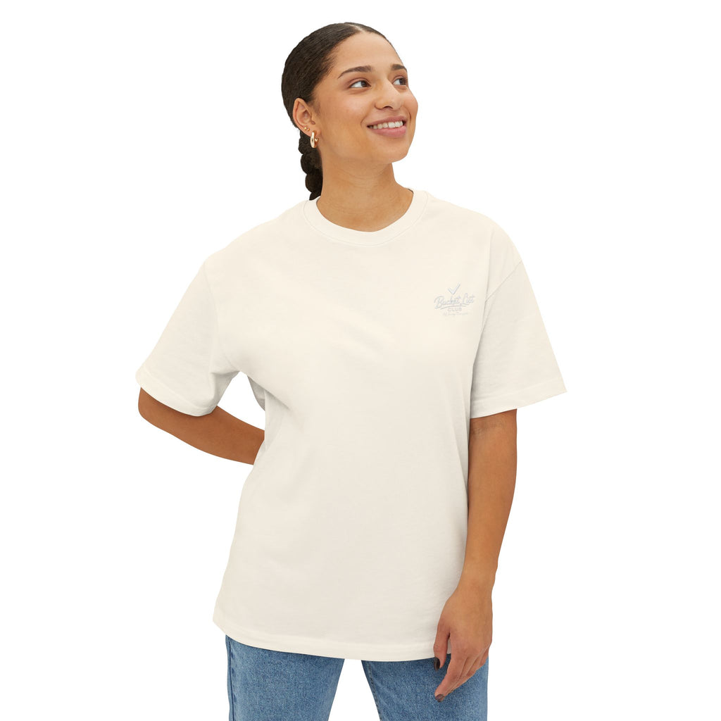 Golf Bucket List Tee — Casual Oversized Golf T‑Shirt