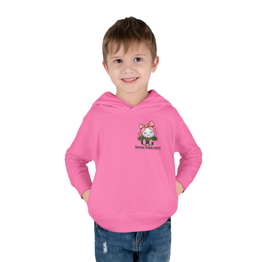 "Future Golf Pro" Toddler Hoodie — OG Swing Thoughts Golf Design (Play Live Well)