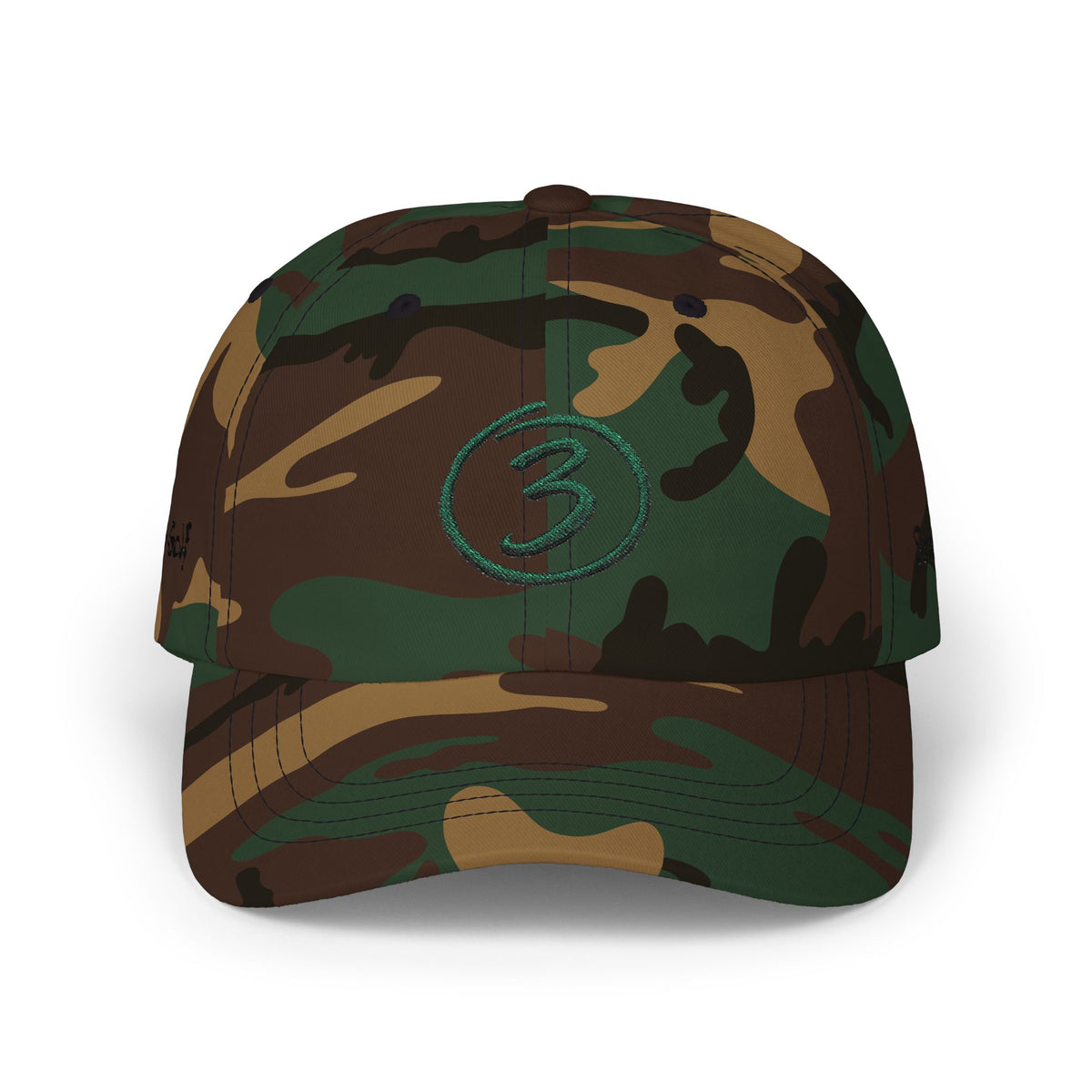 Put Me Down for 3 Dad Cap – Minimalist Embroidered Baseball Hat