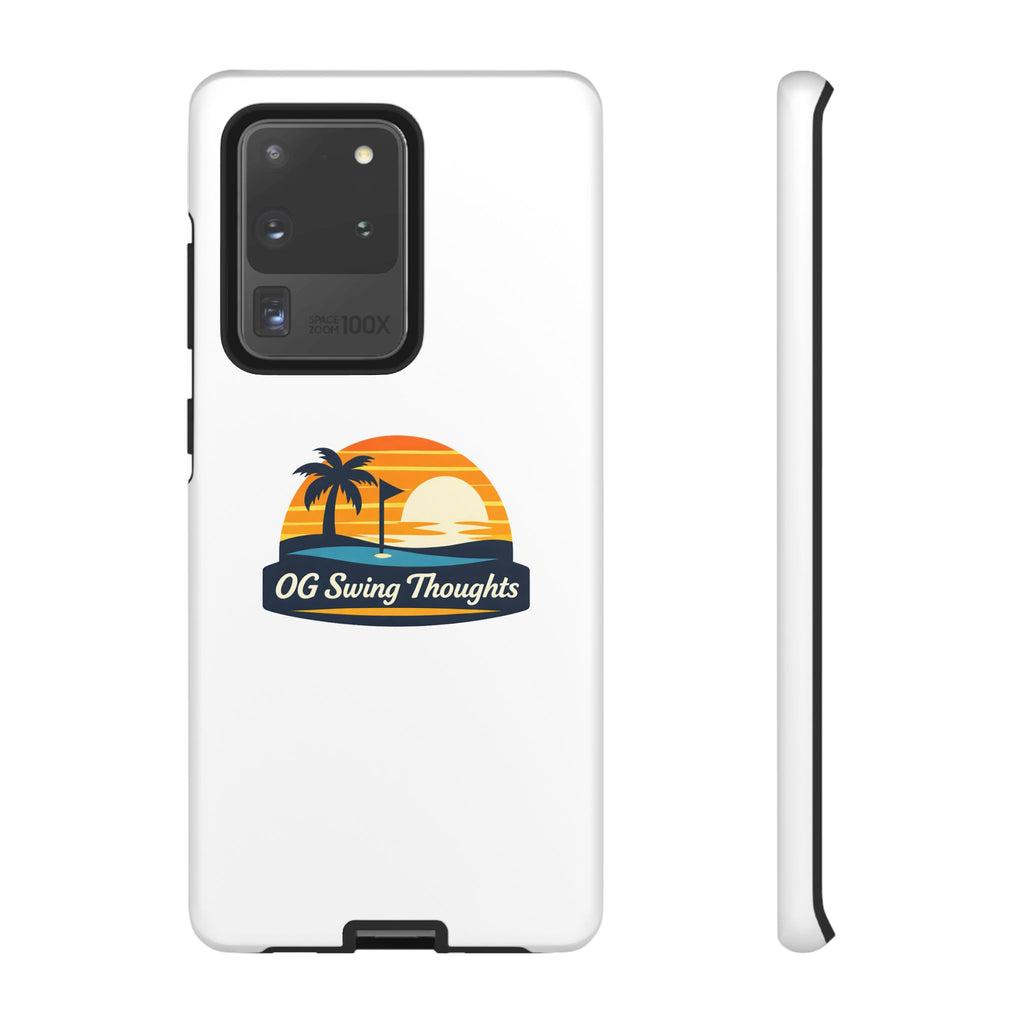 Phone Case - "OG Swing Thoughts" Tropical Sunset Design