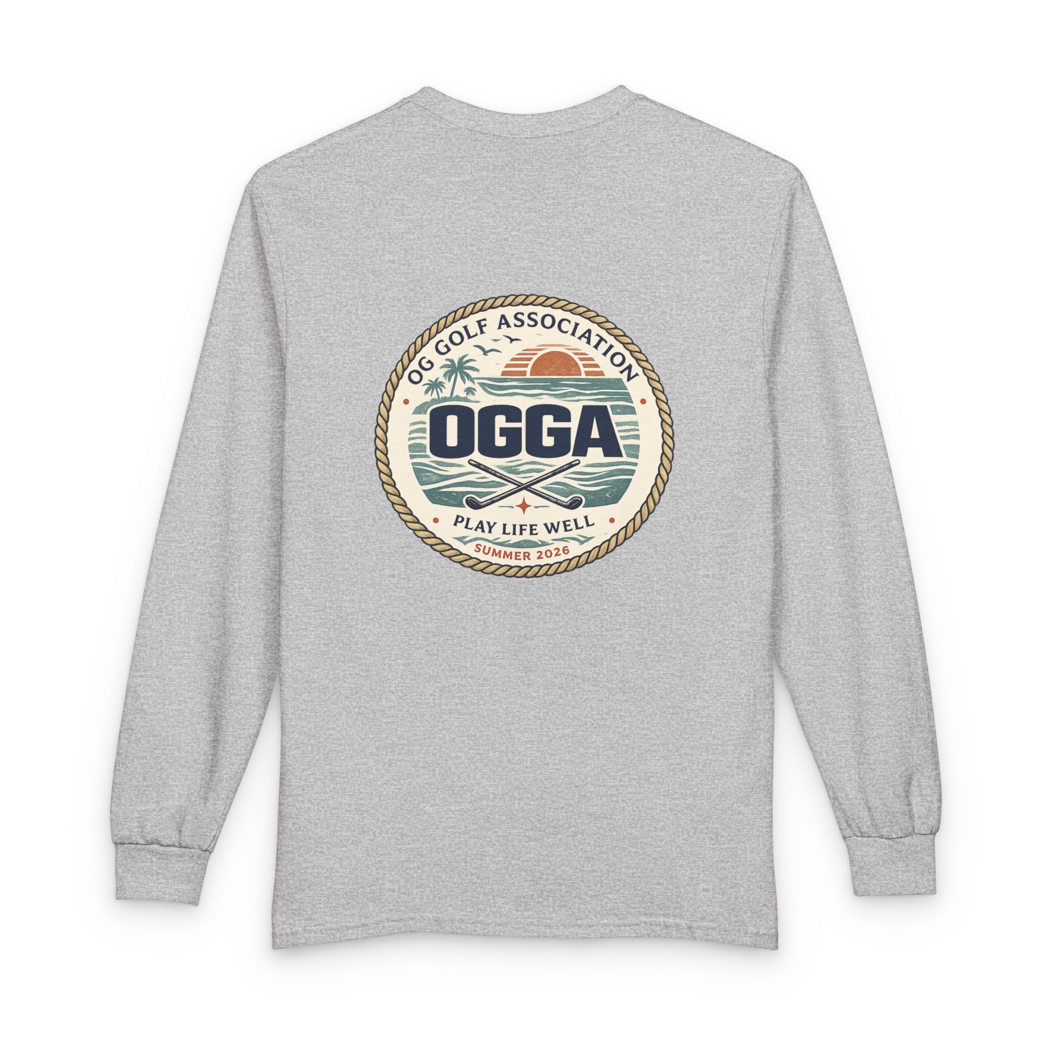 OGGA Vintage Golf Long Sleeve Tee — Play Life Well