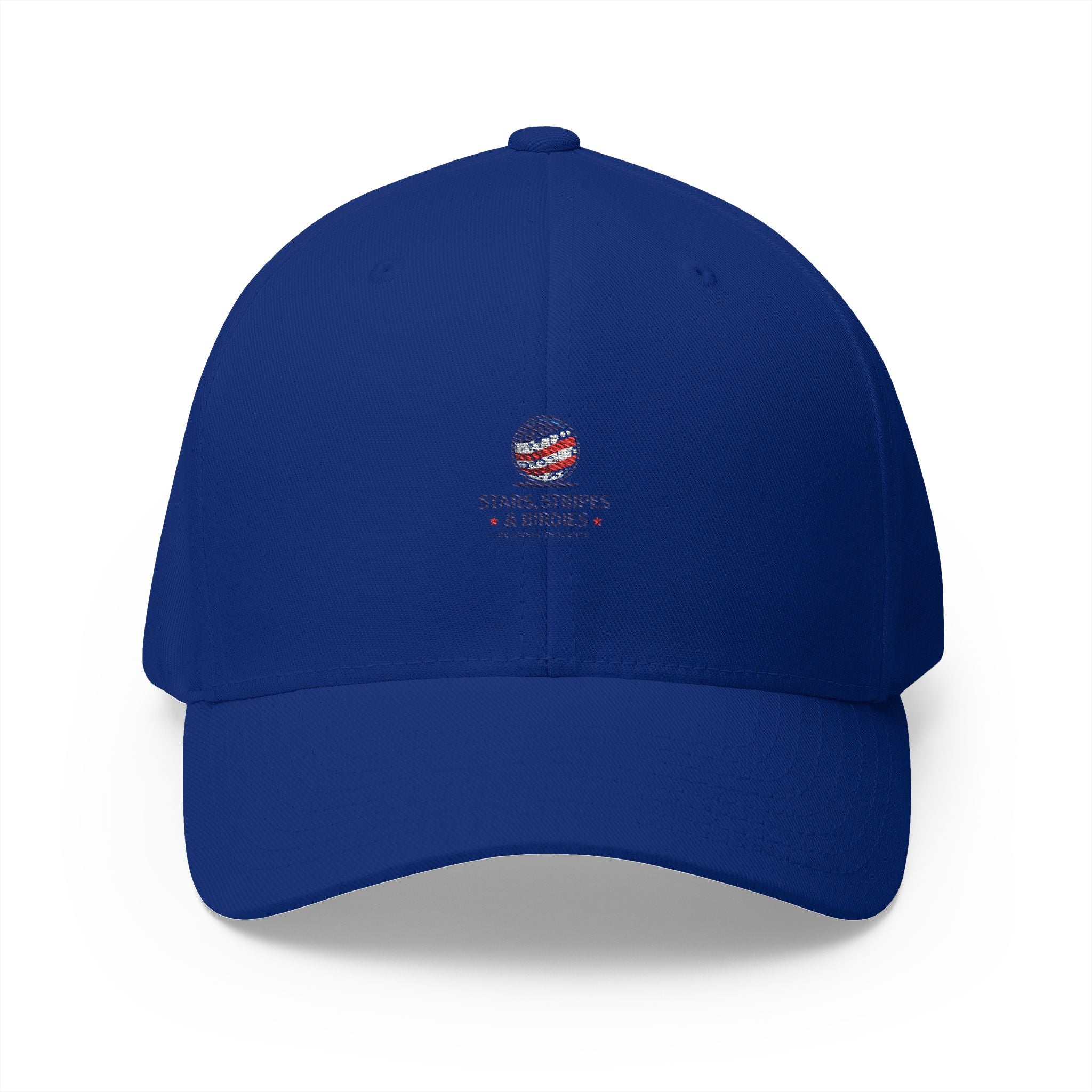 Embroidered 'Stars, Stripes & Birdies' Patriotic Structured Cap