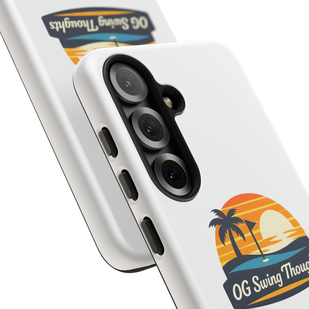 Phone Case - "OG Swing Thoughts" Tropical Sunset Design