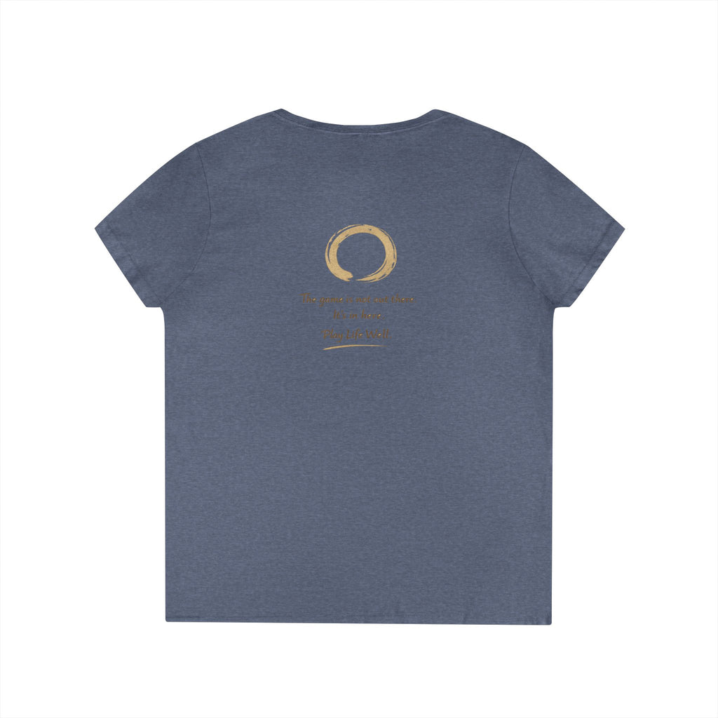 Zen Collection "Serenity" Ladies' V-Neck T-Shirt