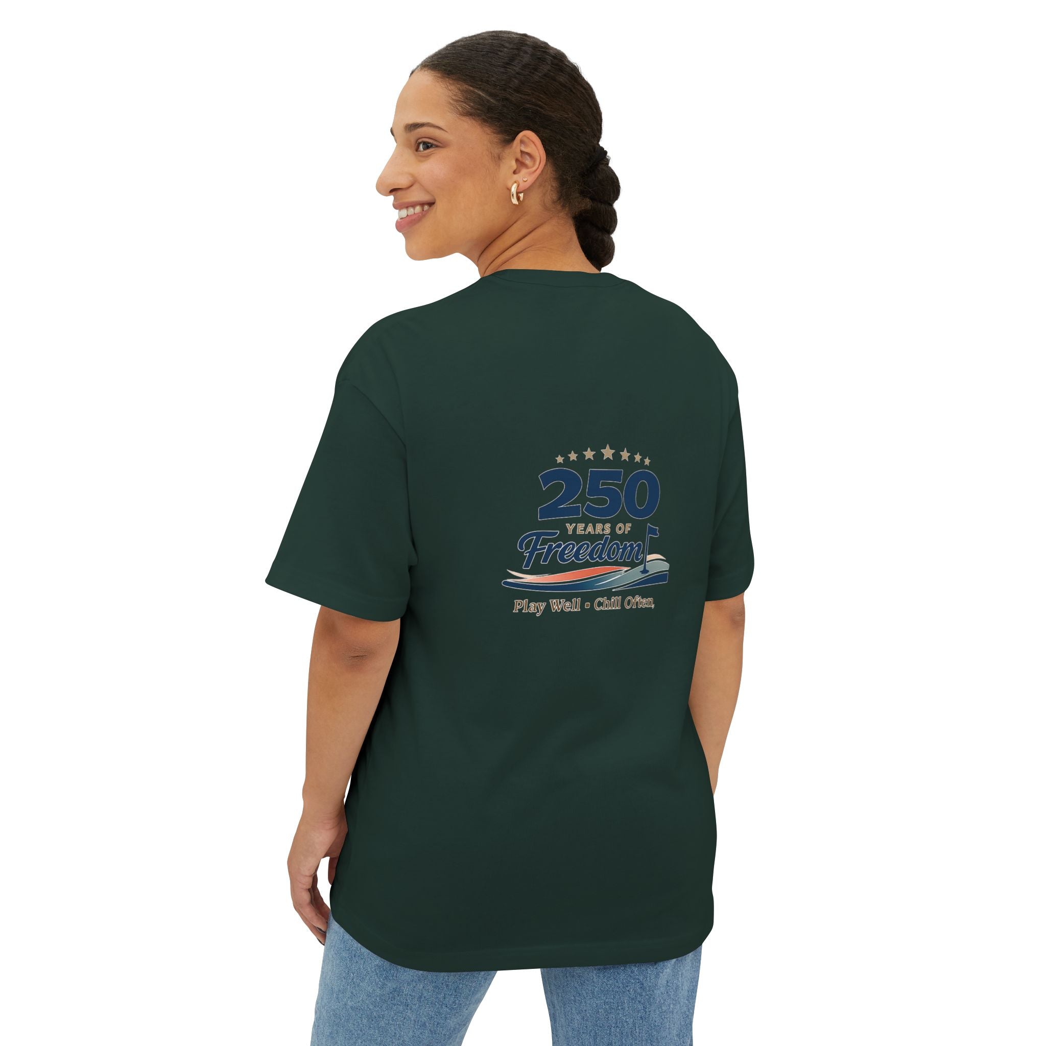 250 Years of Freedom Tee — Anniversary Patriotic T‑Shirt (Play Well • Chill Often)