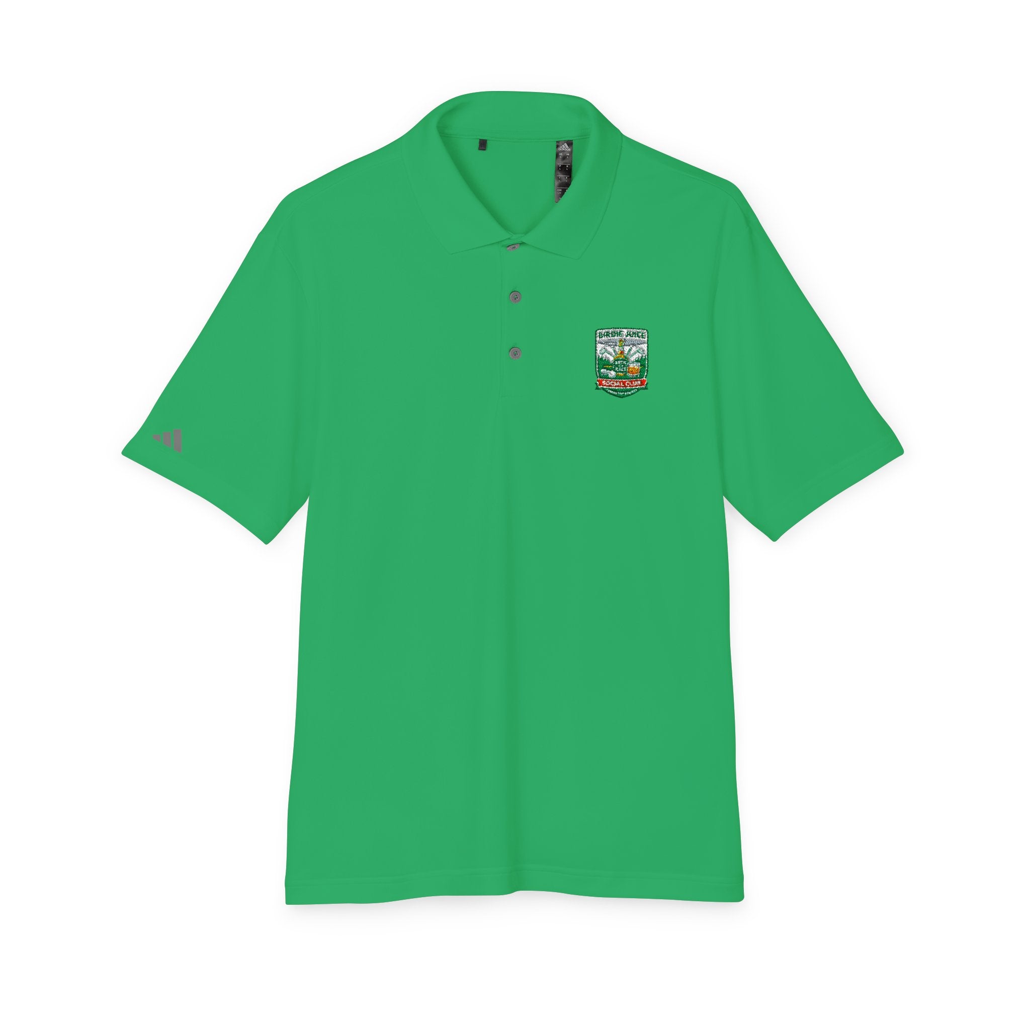 adidas Birdie Juice Social Club Performance Polo  — Athletic Golf & Work Shirt