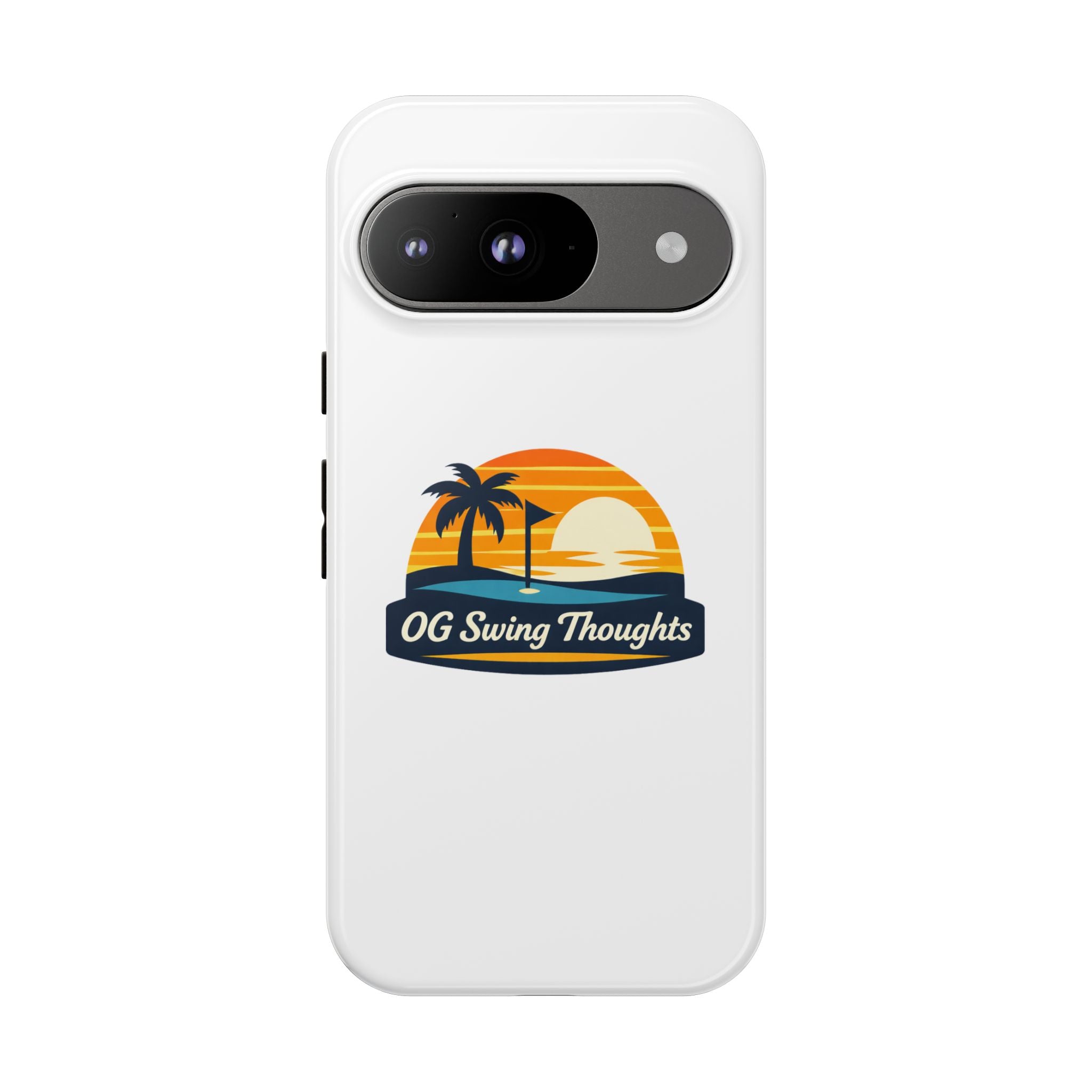 Phone Case - "OG Swing Thoughts" Tropical Sunset Design