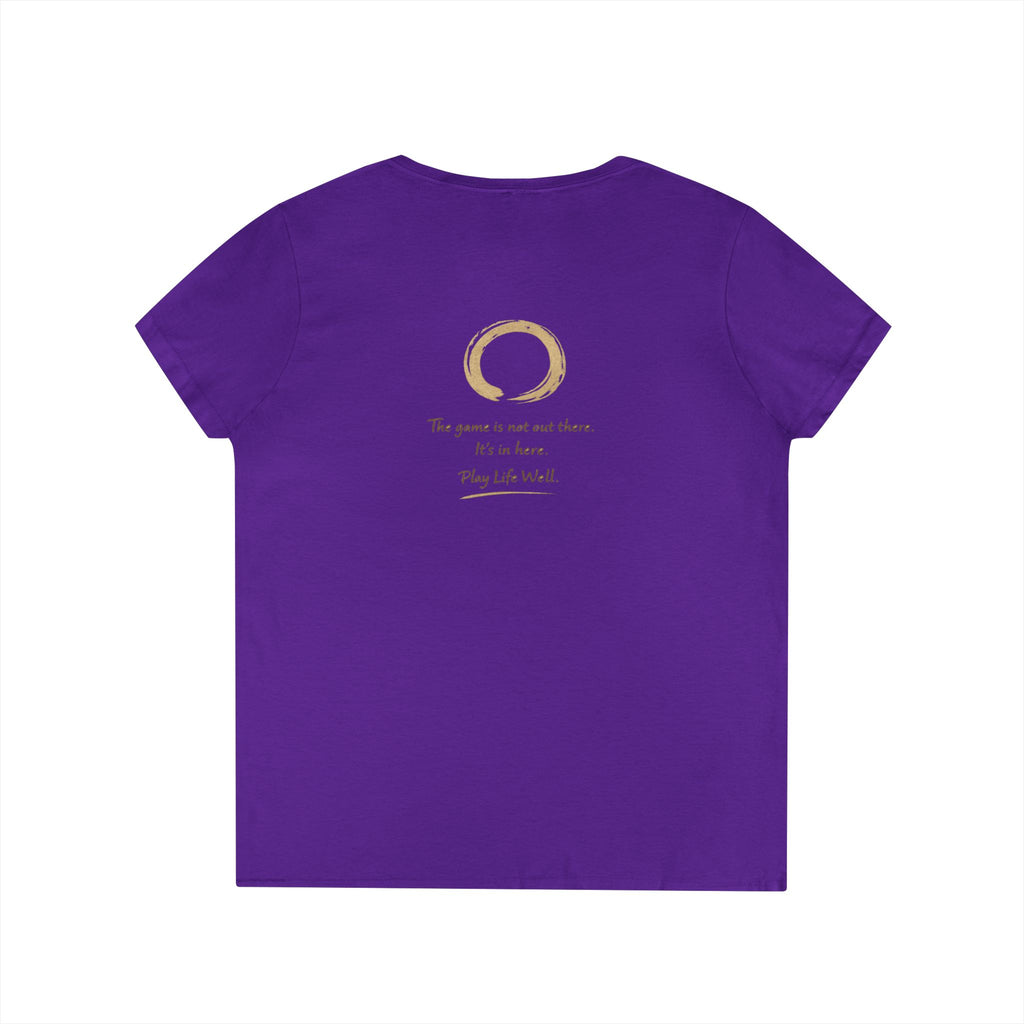 Zen Collection "Serenity" Ladies' V-Neck T-Shirt