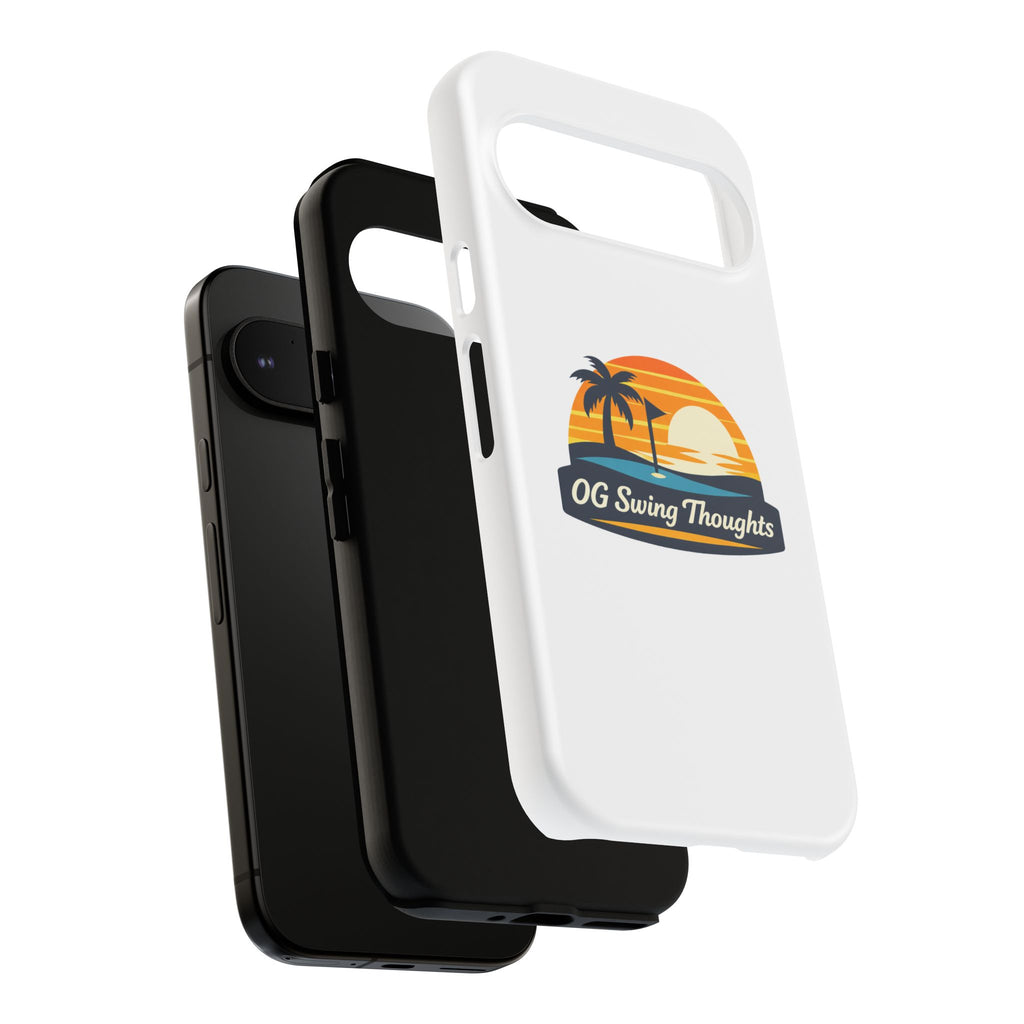 Phone Case - "OG Swing Thoughts" Tropical Sunset Design