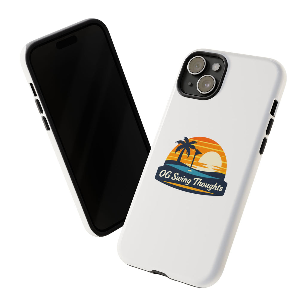 Phone Case - "OG Swing Thoughts" Tropical Sunset Design