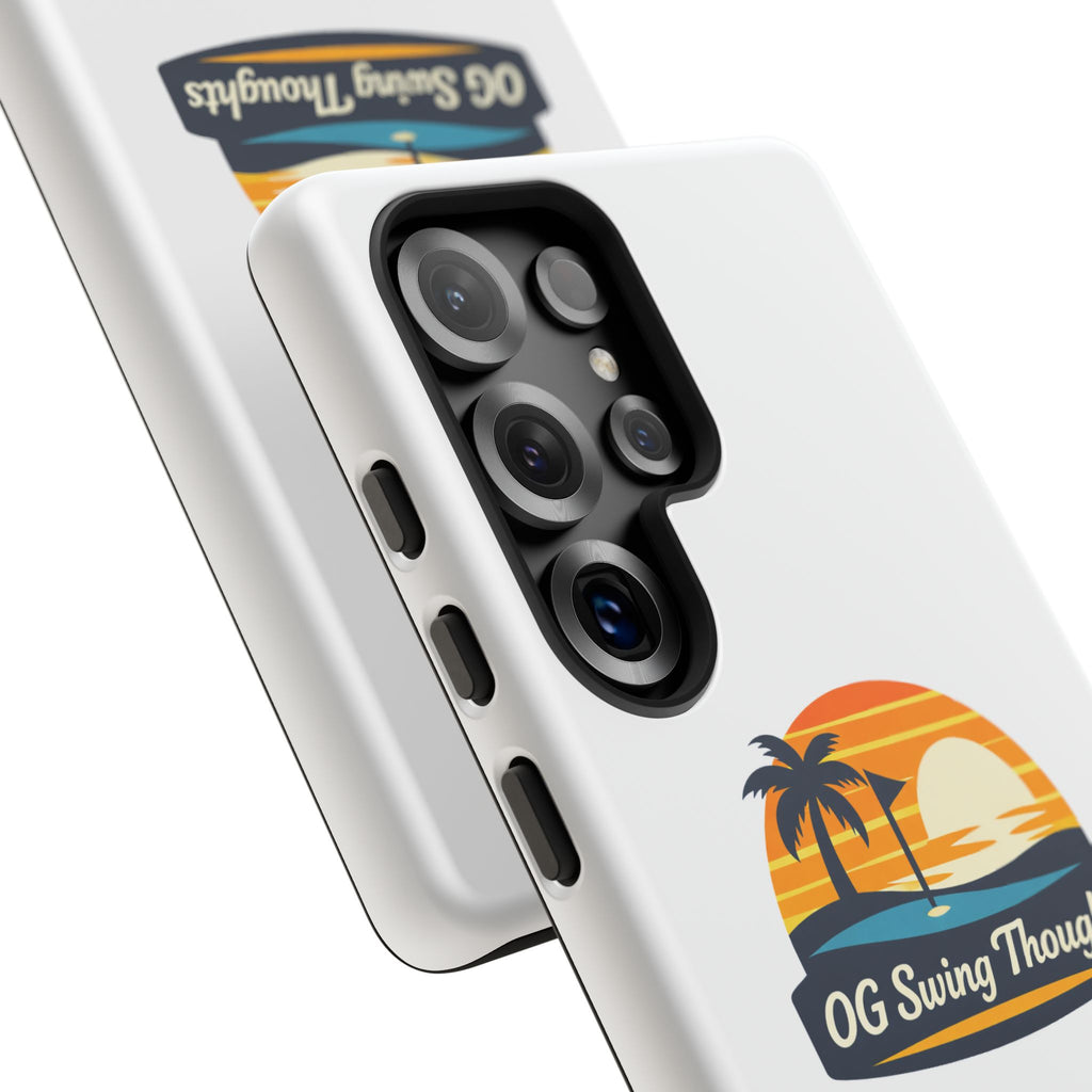 Phone Case - "OG Swing Thoughts" Tropical Sunset Design
