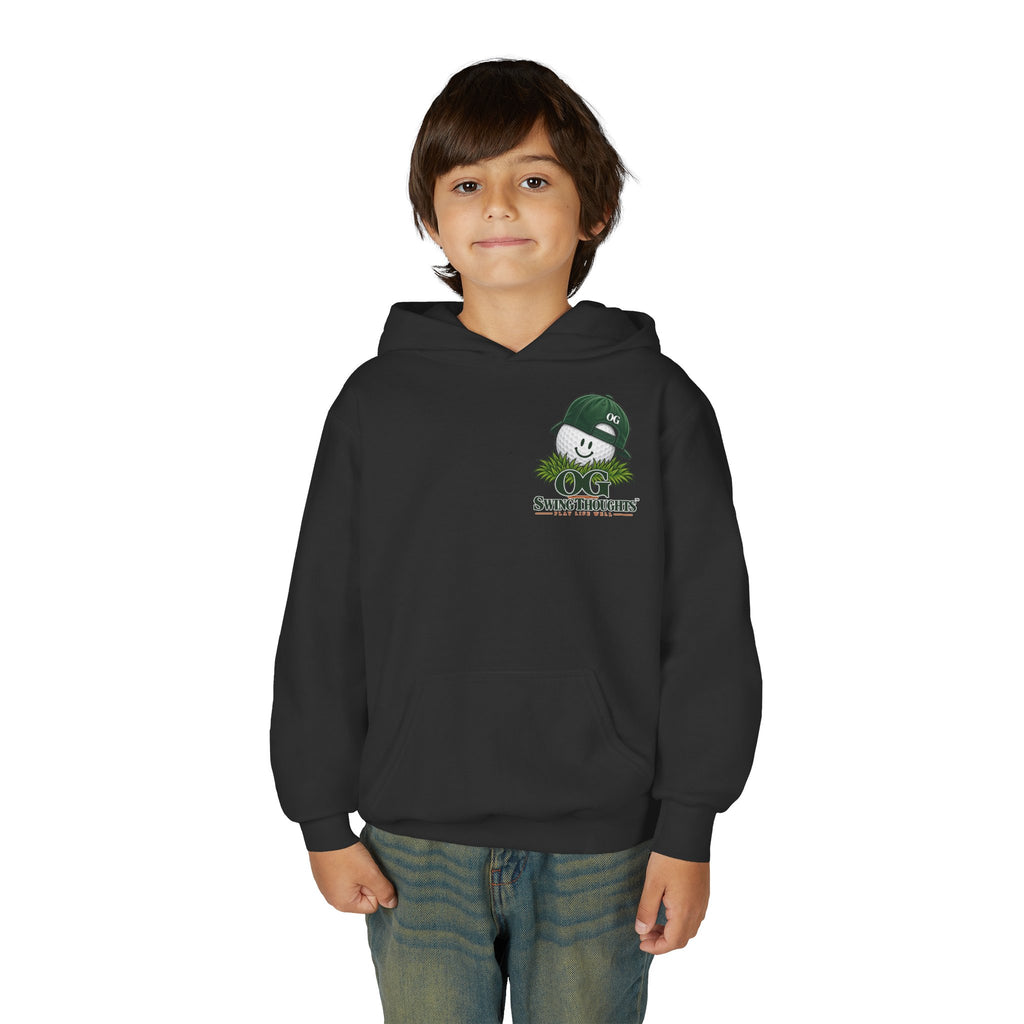 "Little Legend" Youth Golf Hoodie — "OG Swing Thoughts" Kids Golf Pullover