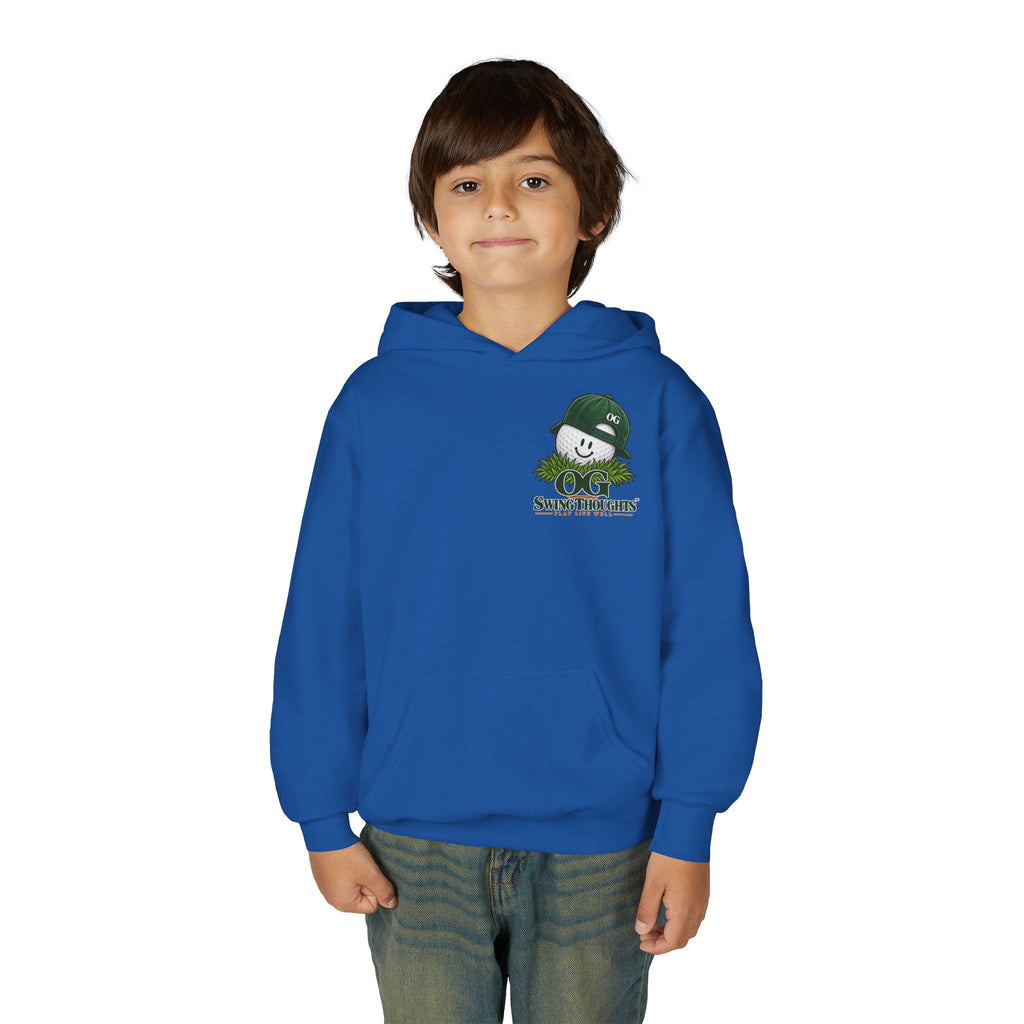 "Little Legend" Youth Golf Hoodie — "OG Swing Thoughts" Kids Golf Pullover
