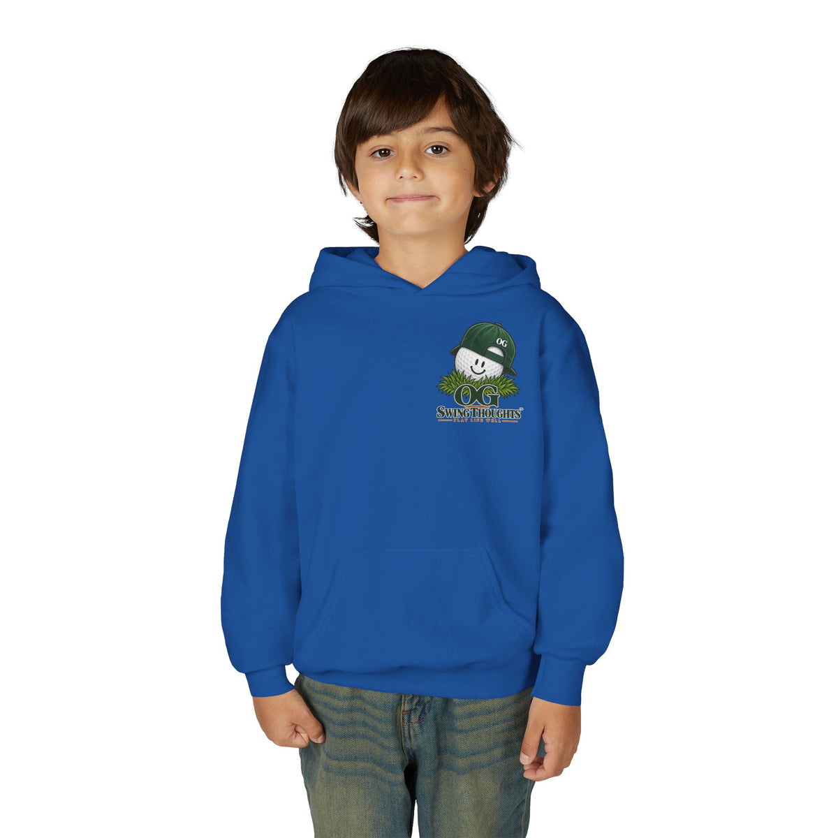 "Little Legend" Youth Golf Hoodie — "OG Swing Thoughts" Kids Golf Pullover