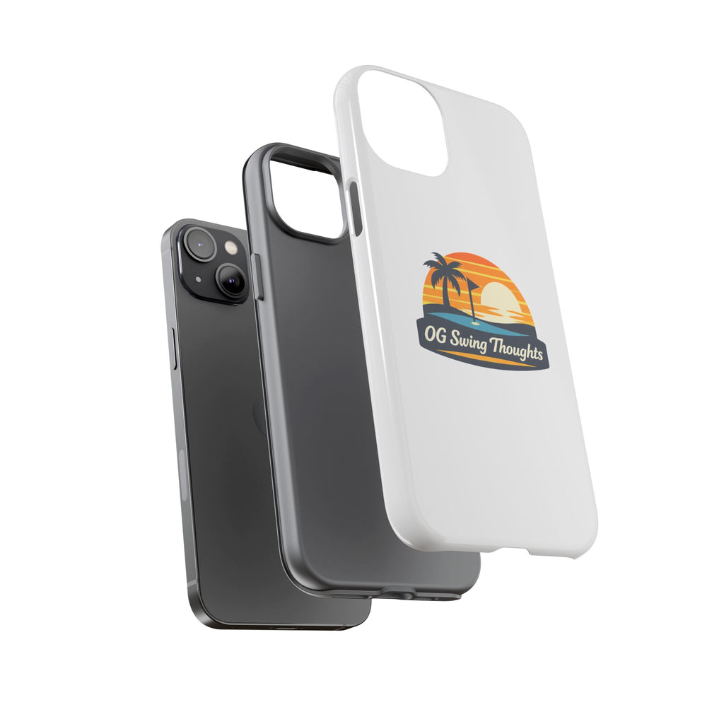 Phone Case - "OG Swing Thoughts" Tropical Sunset Design