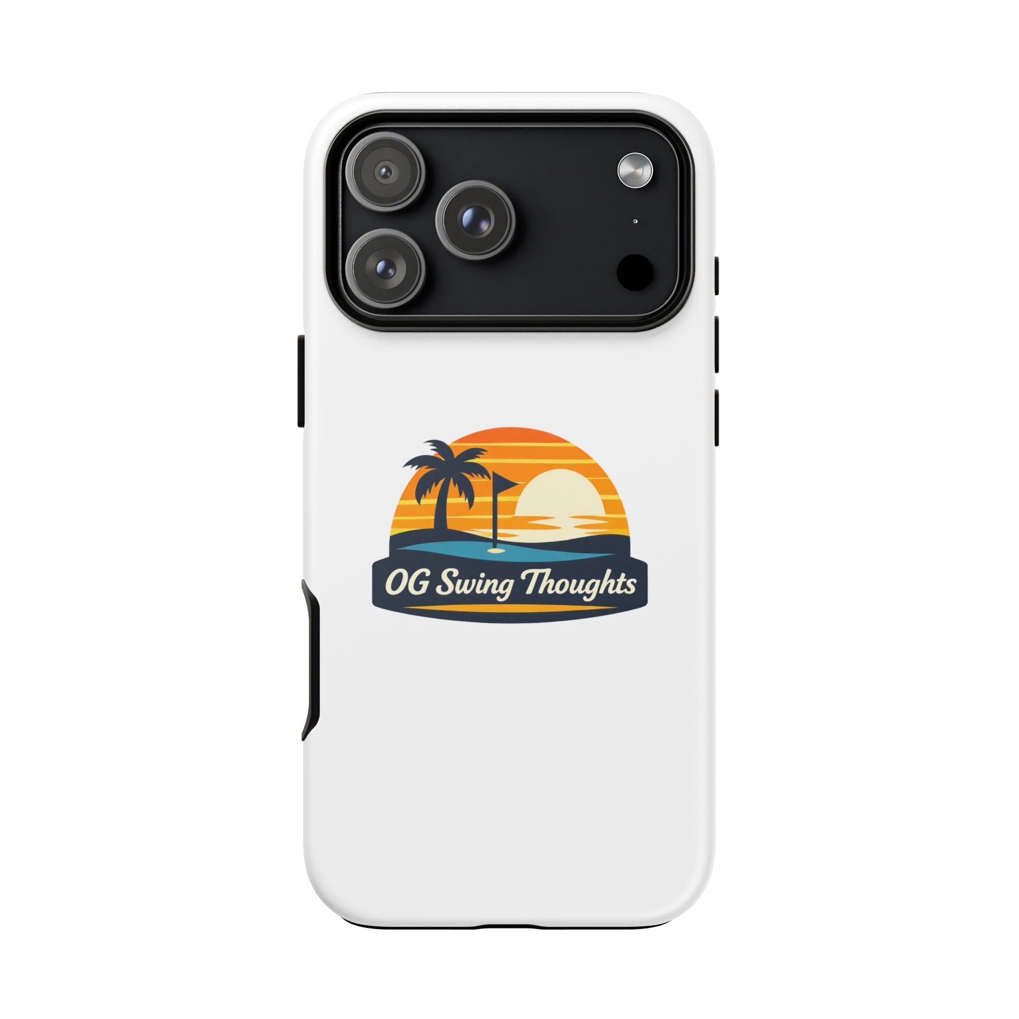 Phone Case - "OG Swing Thoughts" Tropical Sunset Design