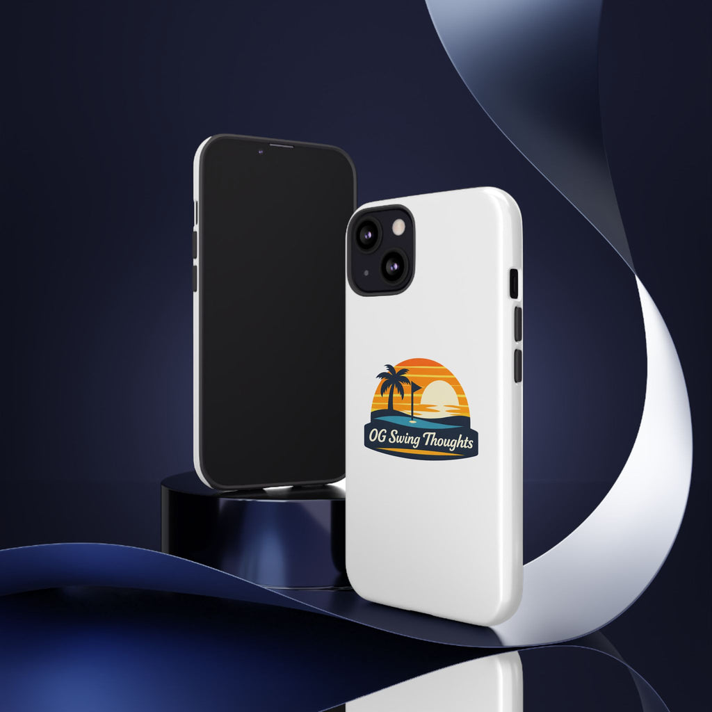 Phone Case - "OG Swing Thoughts" Tropical Sunset Design