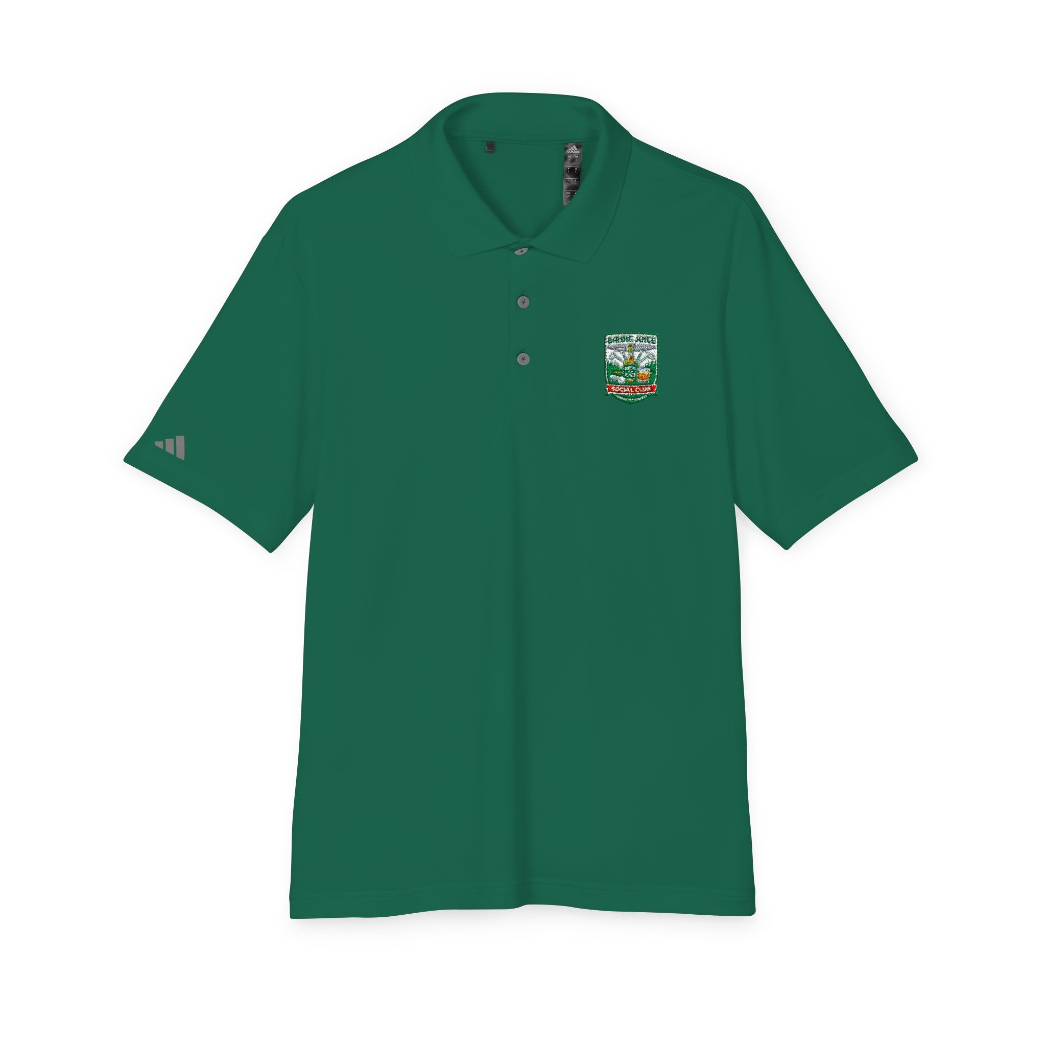 adidas Birdie Juice Social Club Performance Polo  — Athletic Golf & Work Shirt