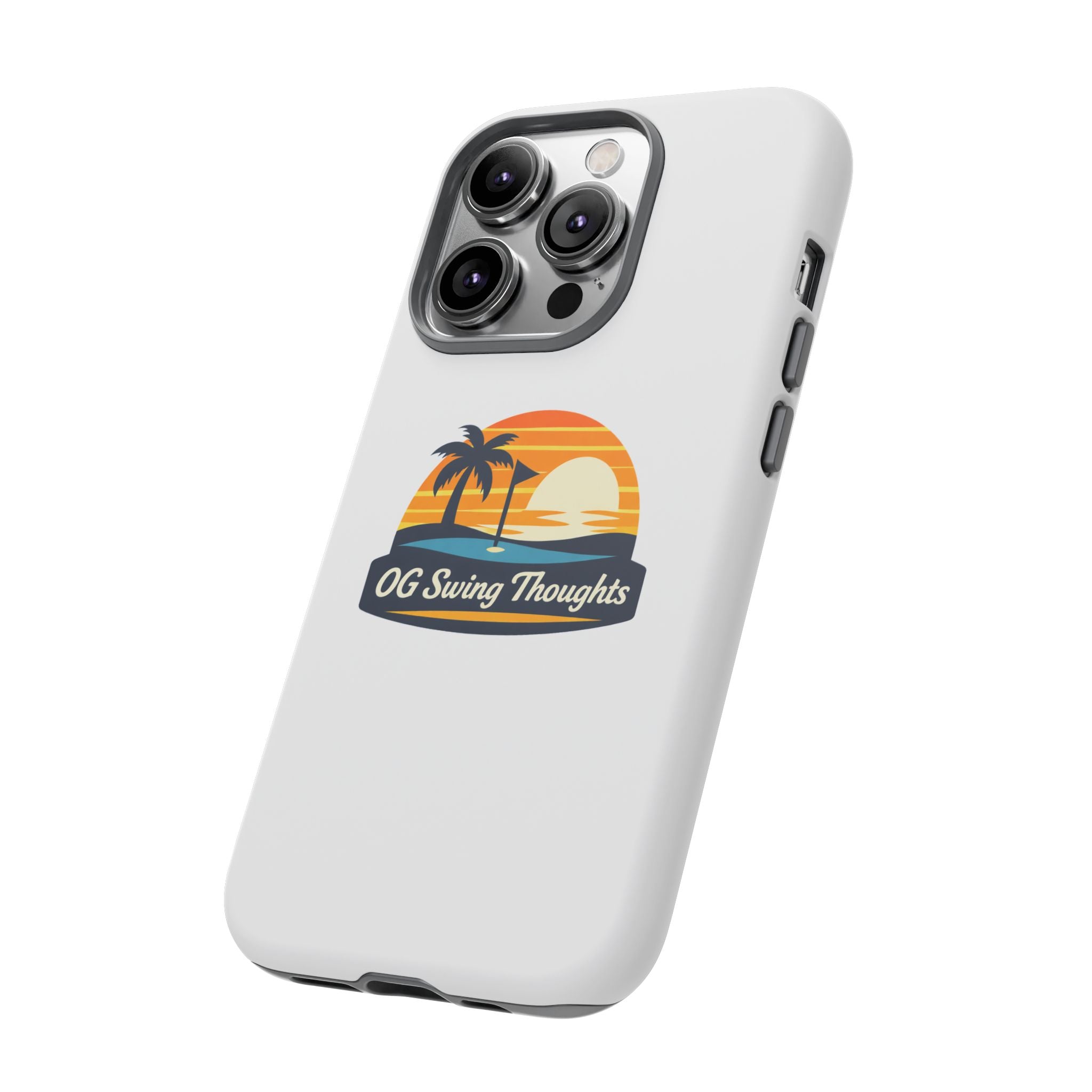 Phone Case - "OG Swing Thoughts" Tropical Sunset Design