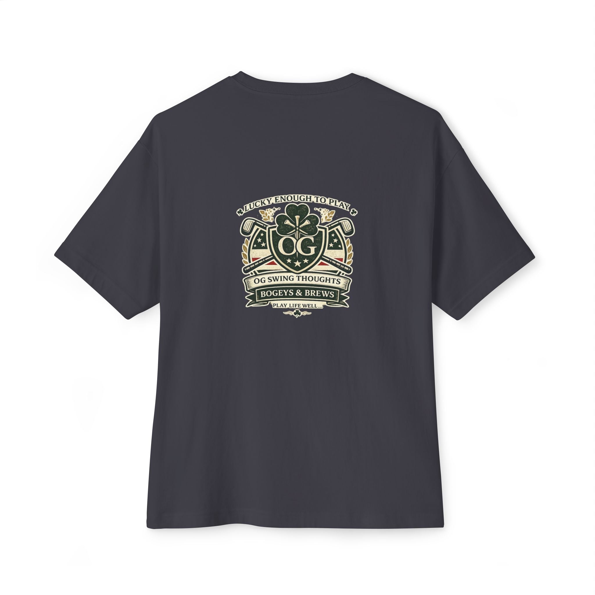 Lucky to Play — “OG Swing Thoughts” Graphic T-Shirt
