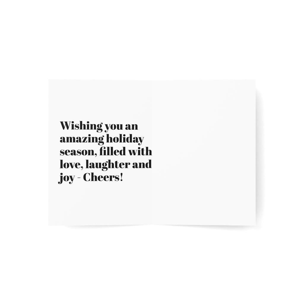 Coastal Christmas Golf Greeting Cards – "Merry Bright & Smoov" Holiday Note Cards (Pack Options)