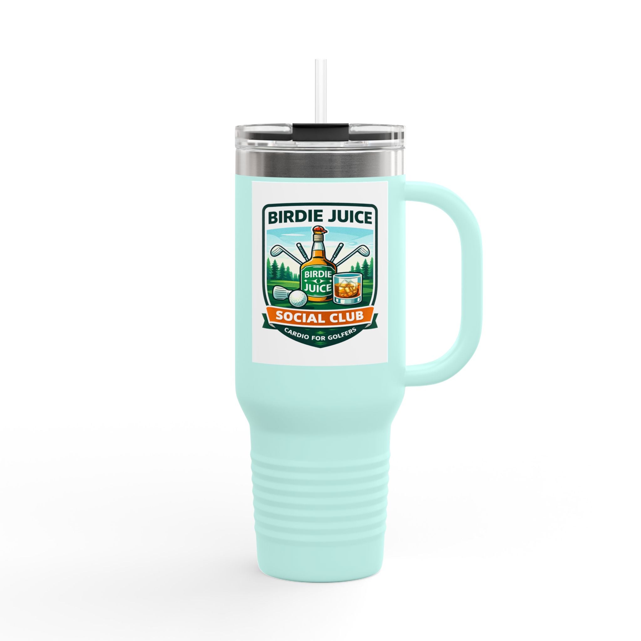 Birdie Juice 40oz Insulated Travel Mug — Golf Social Club Tumbler