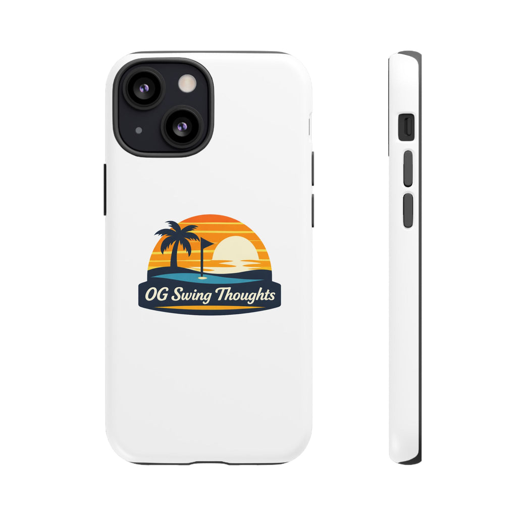 Phone Case - "OG Swing Thoughts" Tropical Sunset Design
