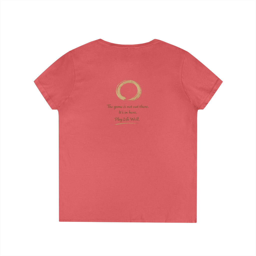 Zen Collection "Serenity" Ladies' V-Neck T-Shirt