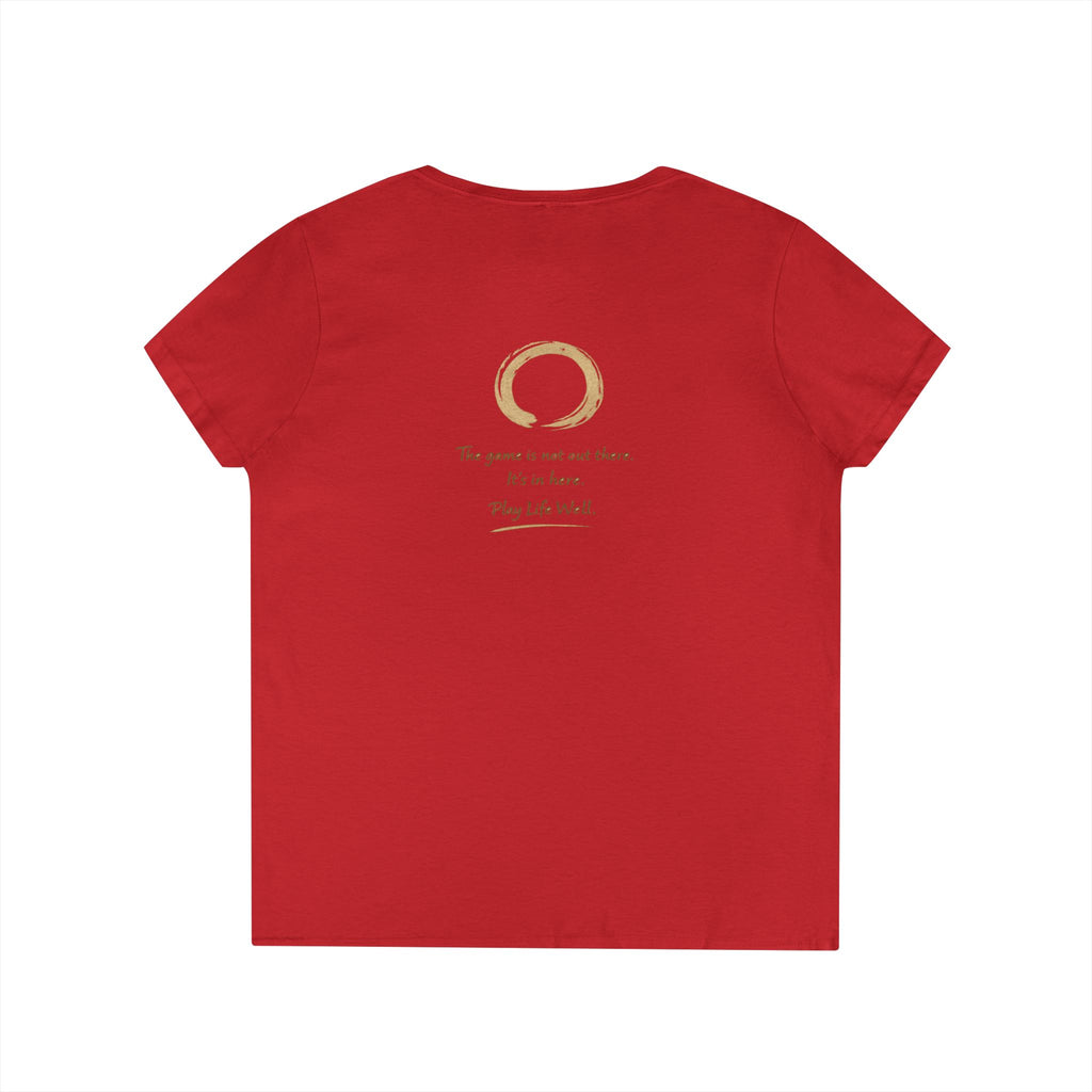 Zen Collection "Serenity" Ladies' V-Neck T-Shirt